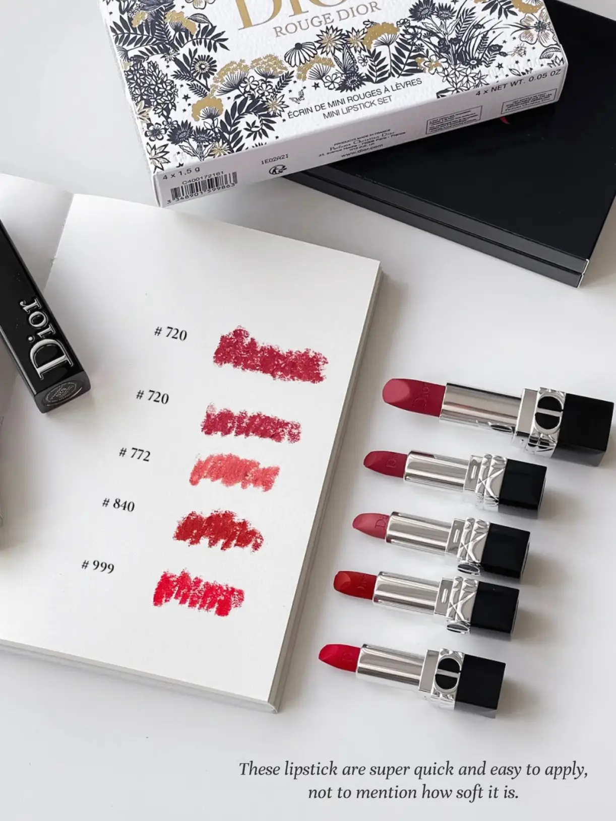 Dior rouge mini lipstick set best sale