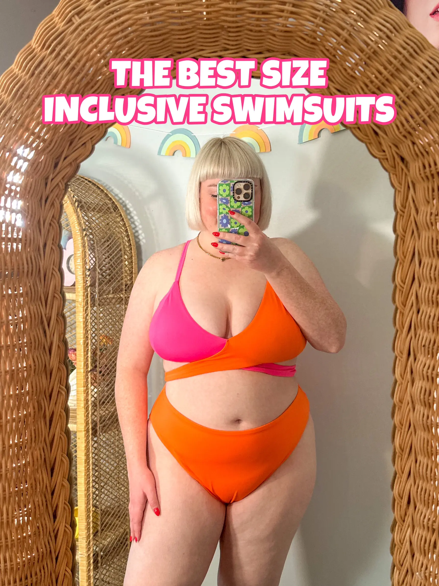  Bathing Suit Tops for Women Large Bust Plus Size Women's New Fat  Large Swimsuit Bikini Plus Size Swimsuit : Clothing, Shoes & Jewelry