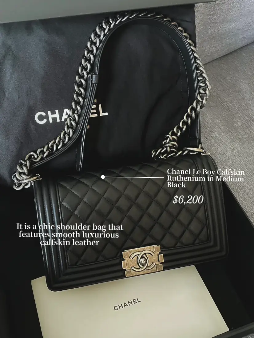 Lot - Large CHANEL Lambskin 'Chic with Me' Shoulder Bag