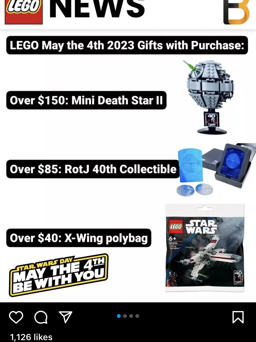 LEGO STAR WARS MAY THE 4TH PROMO LEAK Gallery posted by BASEDBRICKS