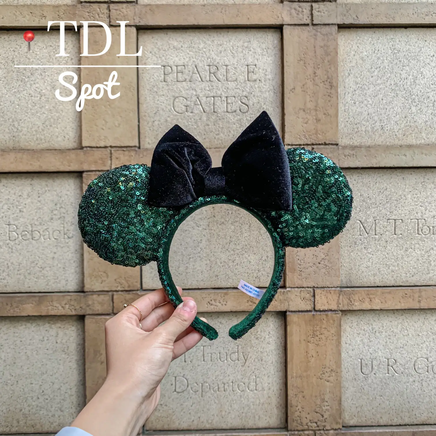 熱販売 TDL Disney ディズニー ツイード カチューシャ レザー