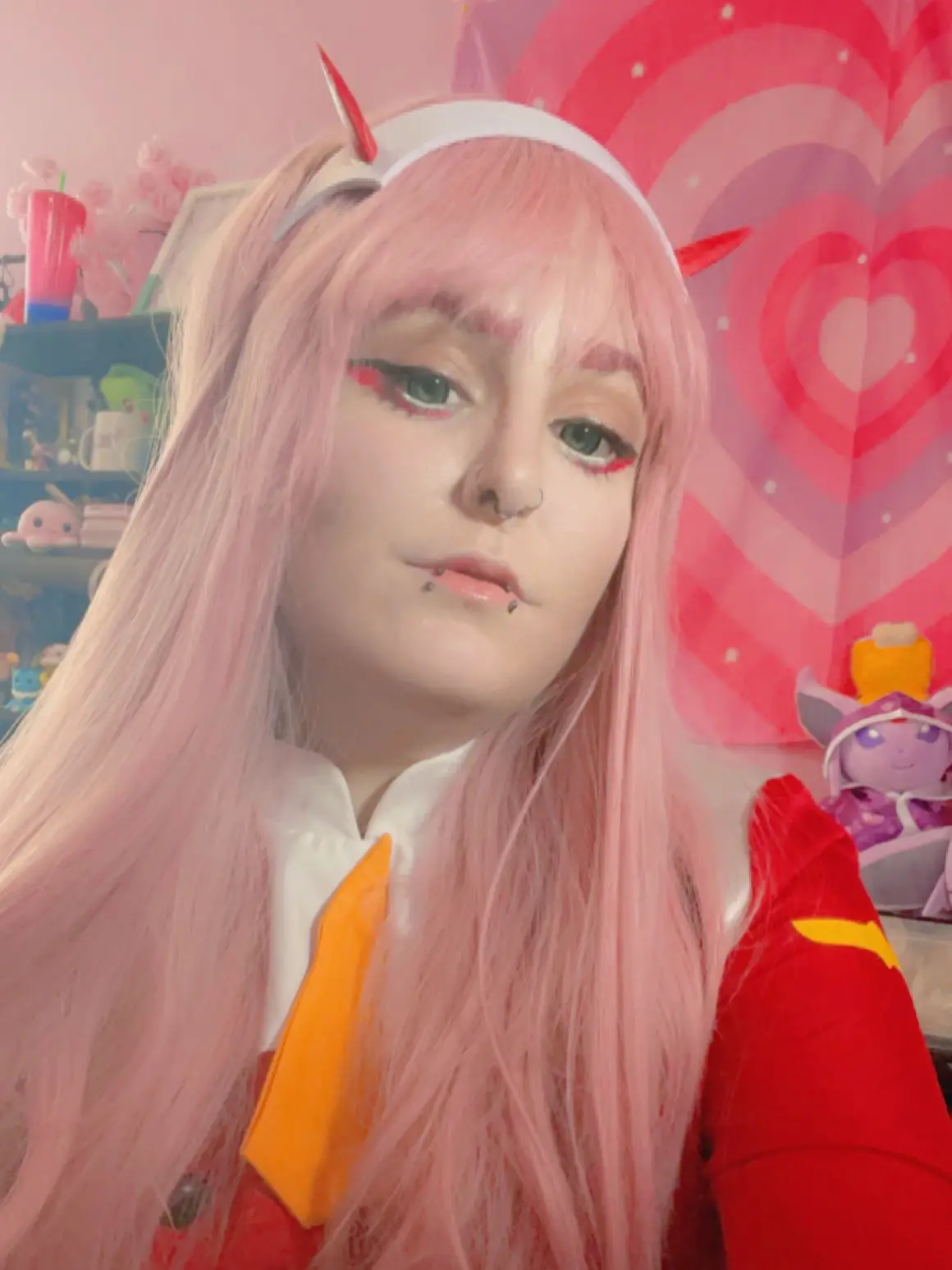 Zero Two Cosplay ❤️❤️💋 | Gallery posted by Sissy | Lemon8