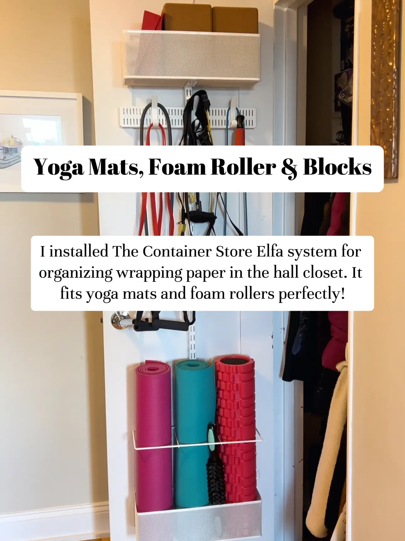 Synergee Yoga Mat Storage Roller Rack | StackSocial