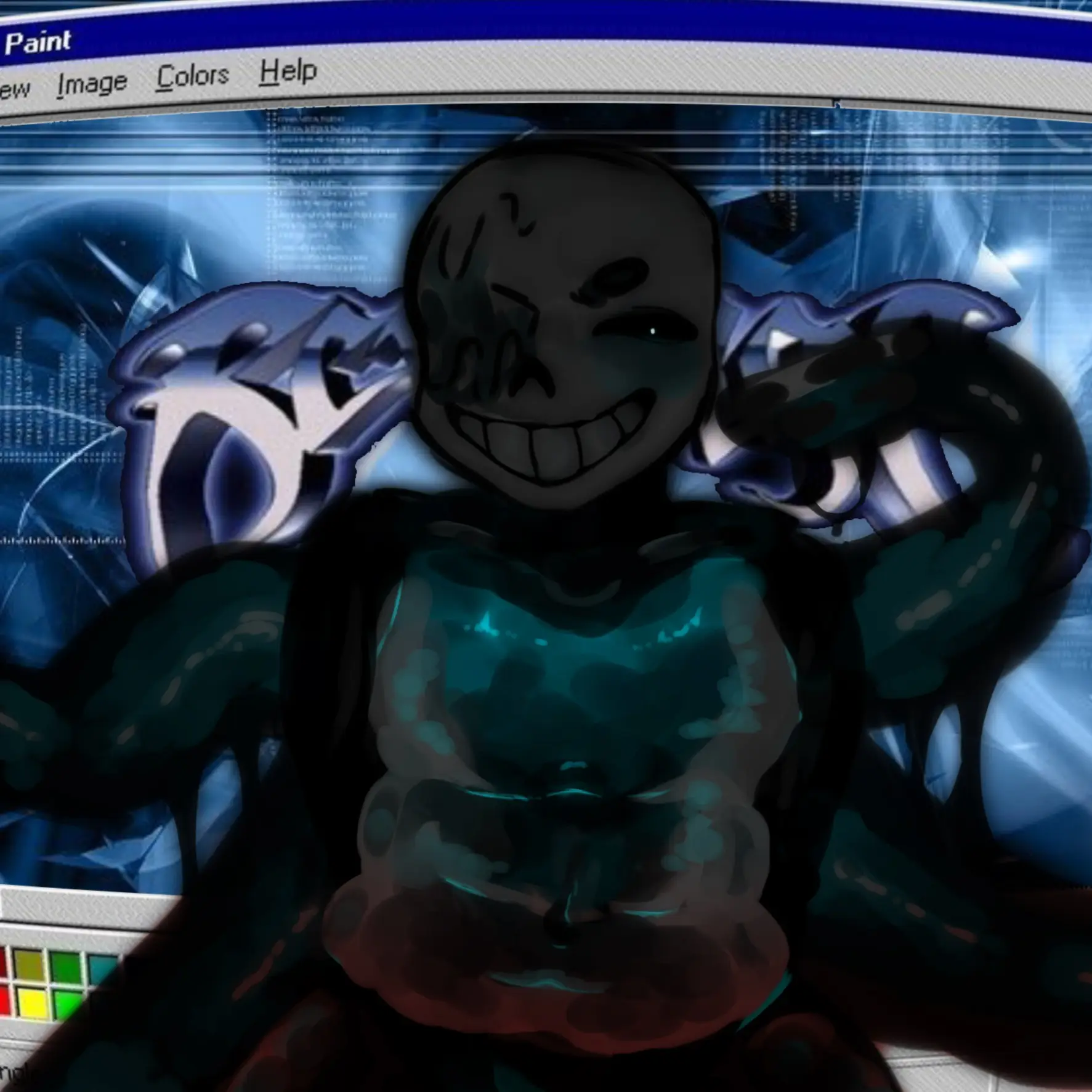 Nightmare sans, undertale, HD phone wallpaper