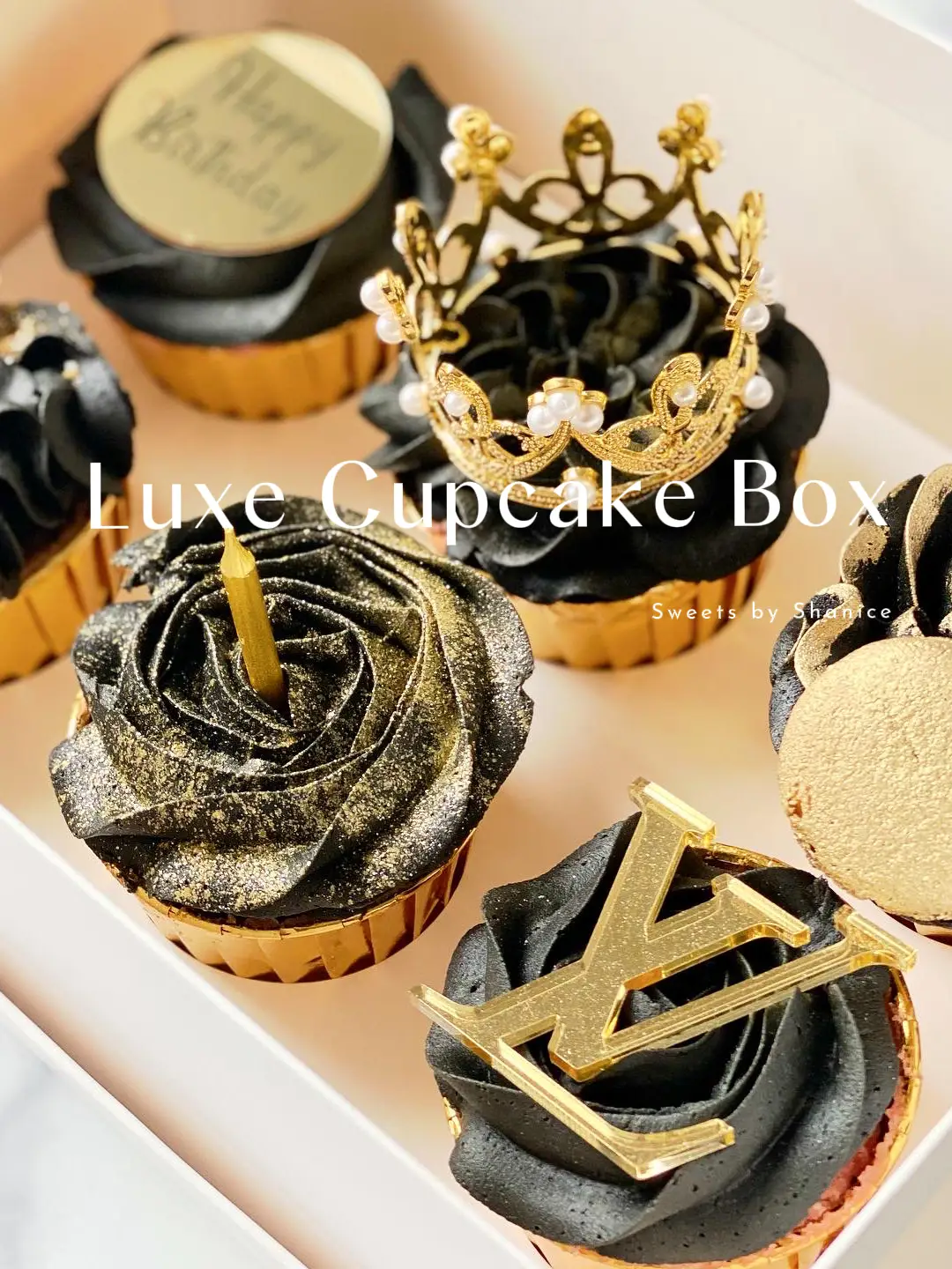 Louis Vuitton cupcakes to fulfill - The Dessert Studio
