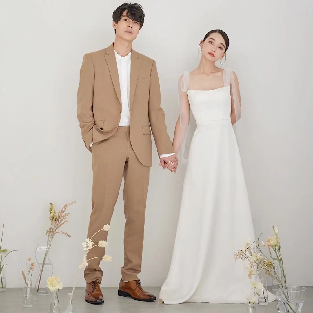 テイスト別?新郎新婦コーデ6選?‍♂️?‍♀️ | プレ花嫁の結婚式準備 