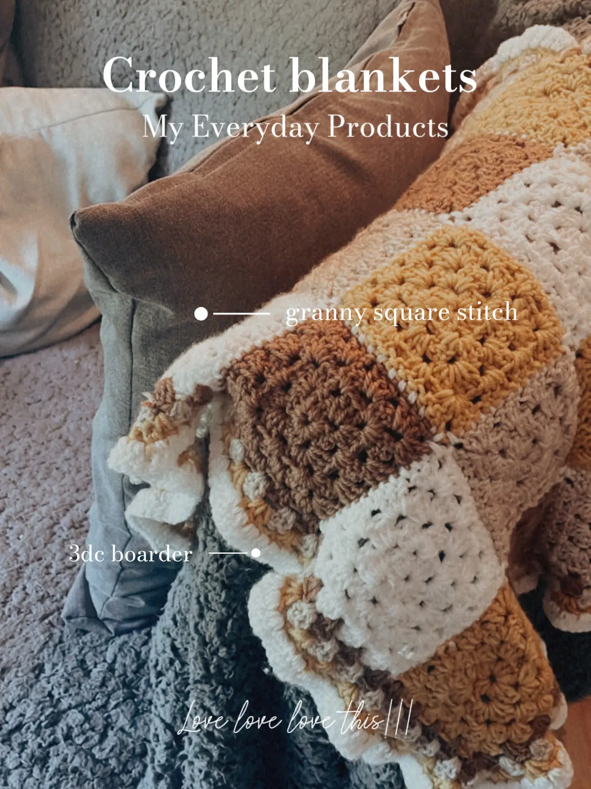 Learn To Crochet The Elle Blanket With Cardigang