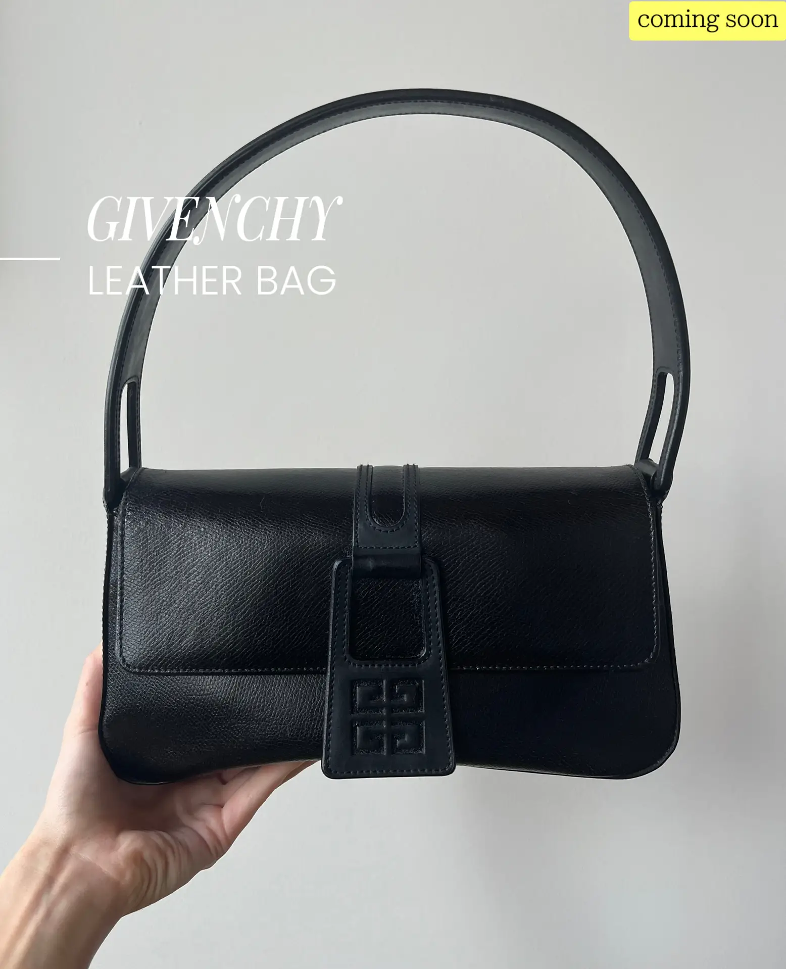 Givenchy patent outlet leather bag