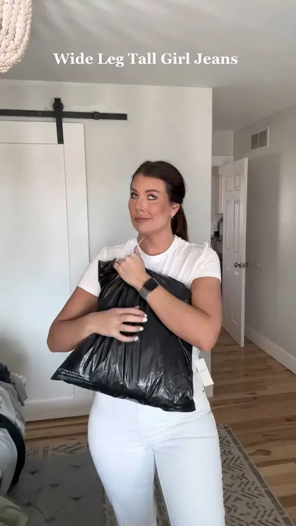 Wide Leg Tall Girl Jeans Haul!, Video published by Trisha Hyde