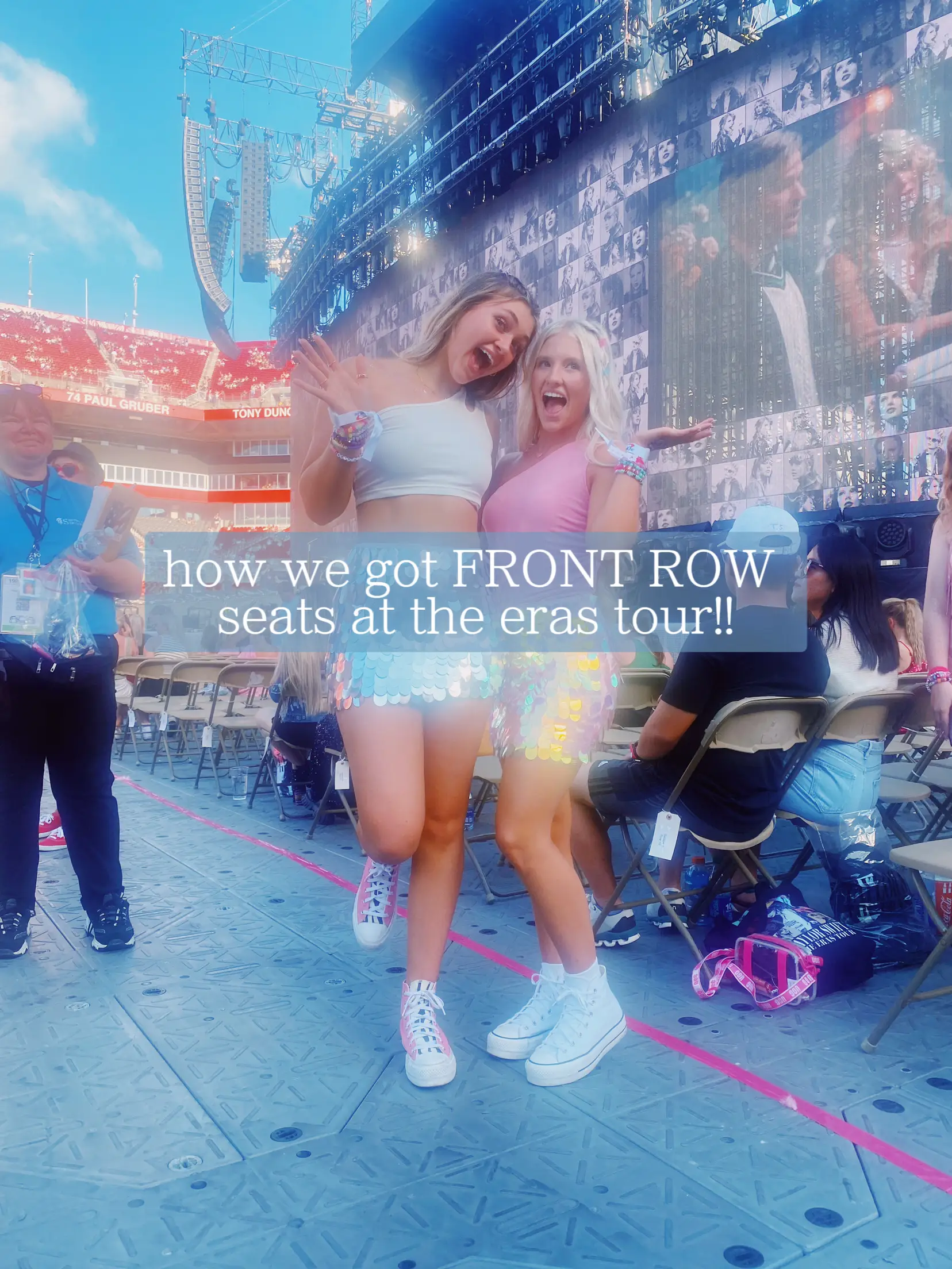 how we got FRONT ROW seats at the eras tour Gallery posted by