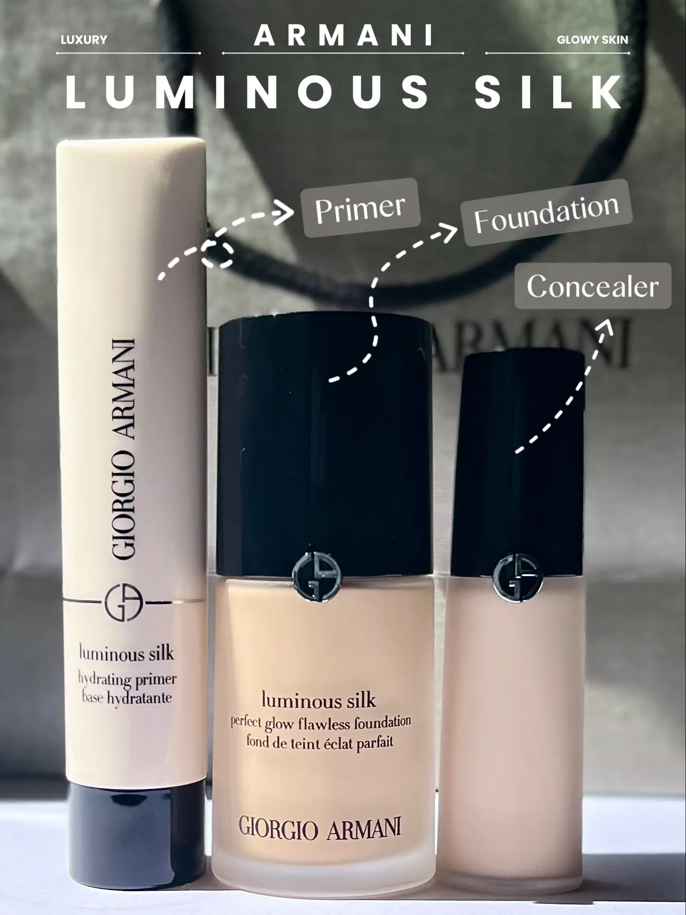 Best primer to use with armani luminous hotsell silk foundation