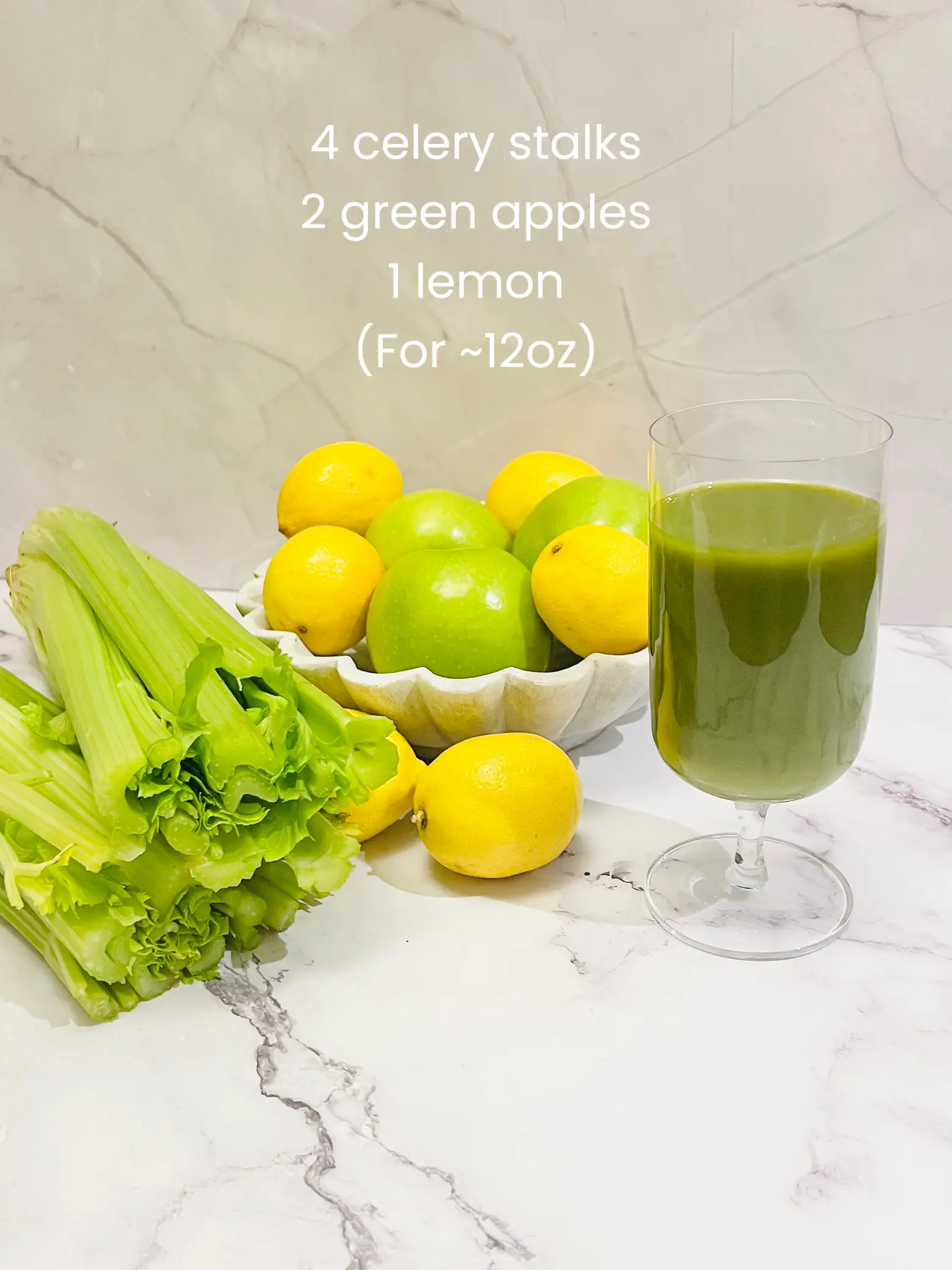 Celery, Lemon, and Green Apple Juice Recipe แกลเลอรีที่โพสต์โดย