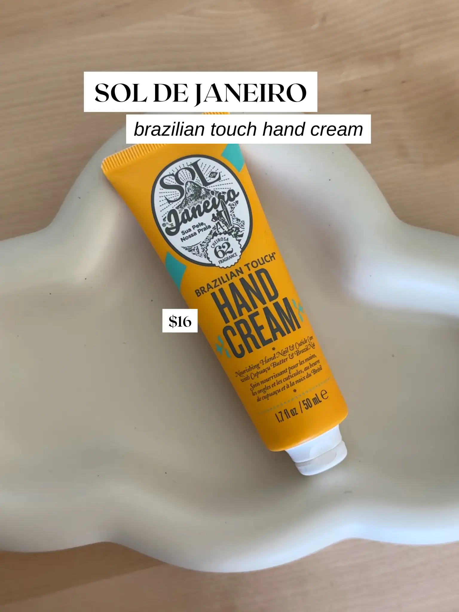  SOL DE JANEIRO Brazilian Touch Hand Cream, 1.7 Fl Oz : Beauty &  Personal Care