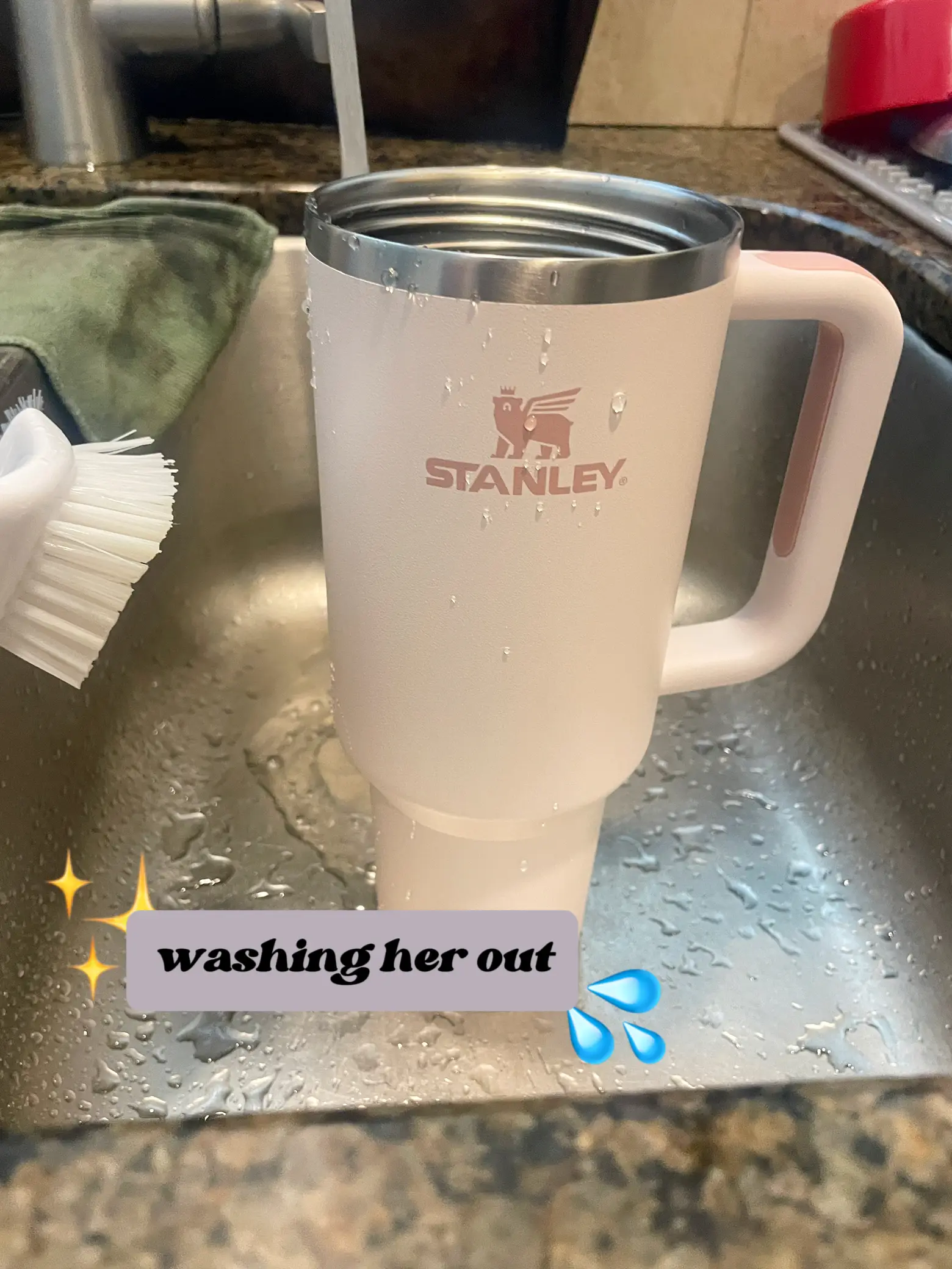 Stanley cup accessories ✨🤍 #asmr #stanley #stanleycup #stanleytumbler, stanley  accessories