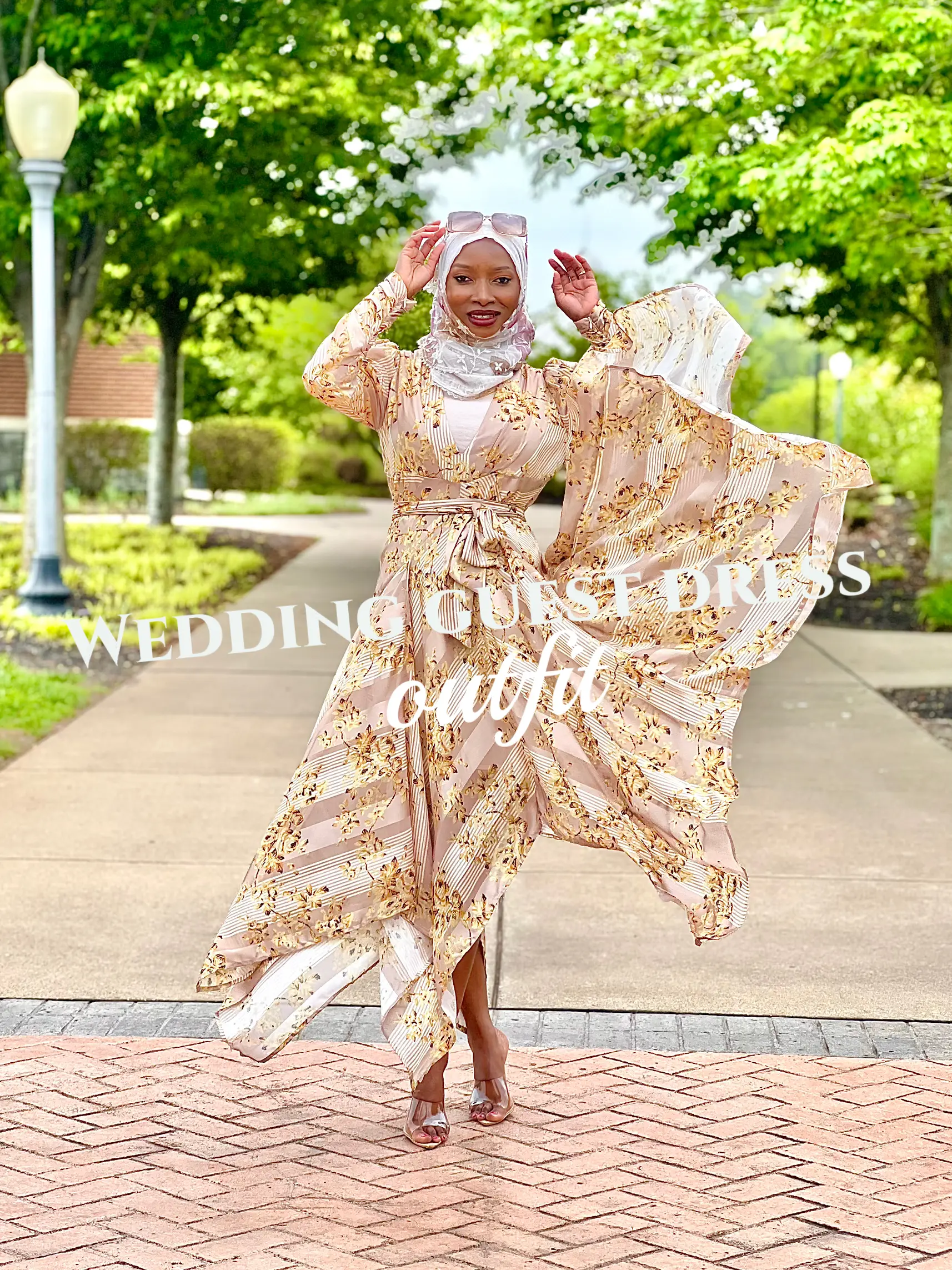 Hijab wedding 2024 guest outfits