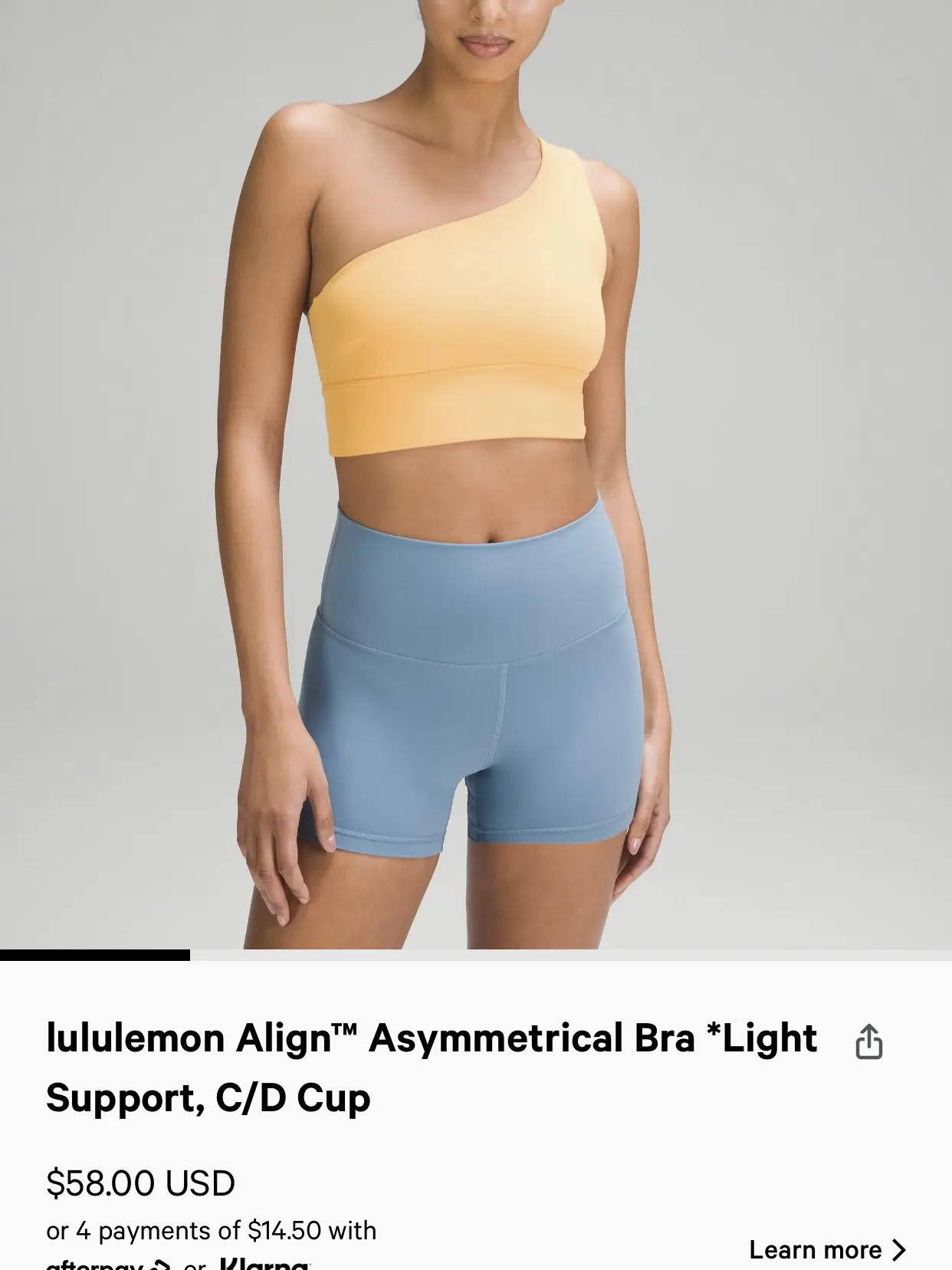 lululemon athletica, Tops, Lululemon Align Asymmetrical Bra Cd