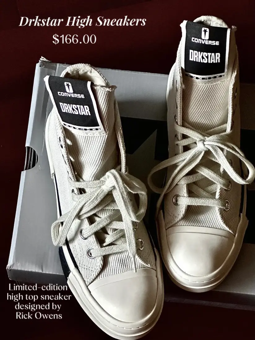 RICK OWENS x CONVERSE DRKSTAR CHUCK 70 (Quick Review & Outfit Ideas) 