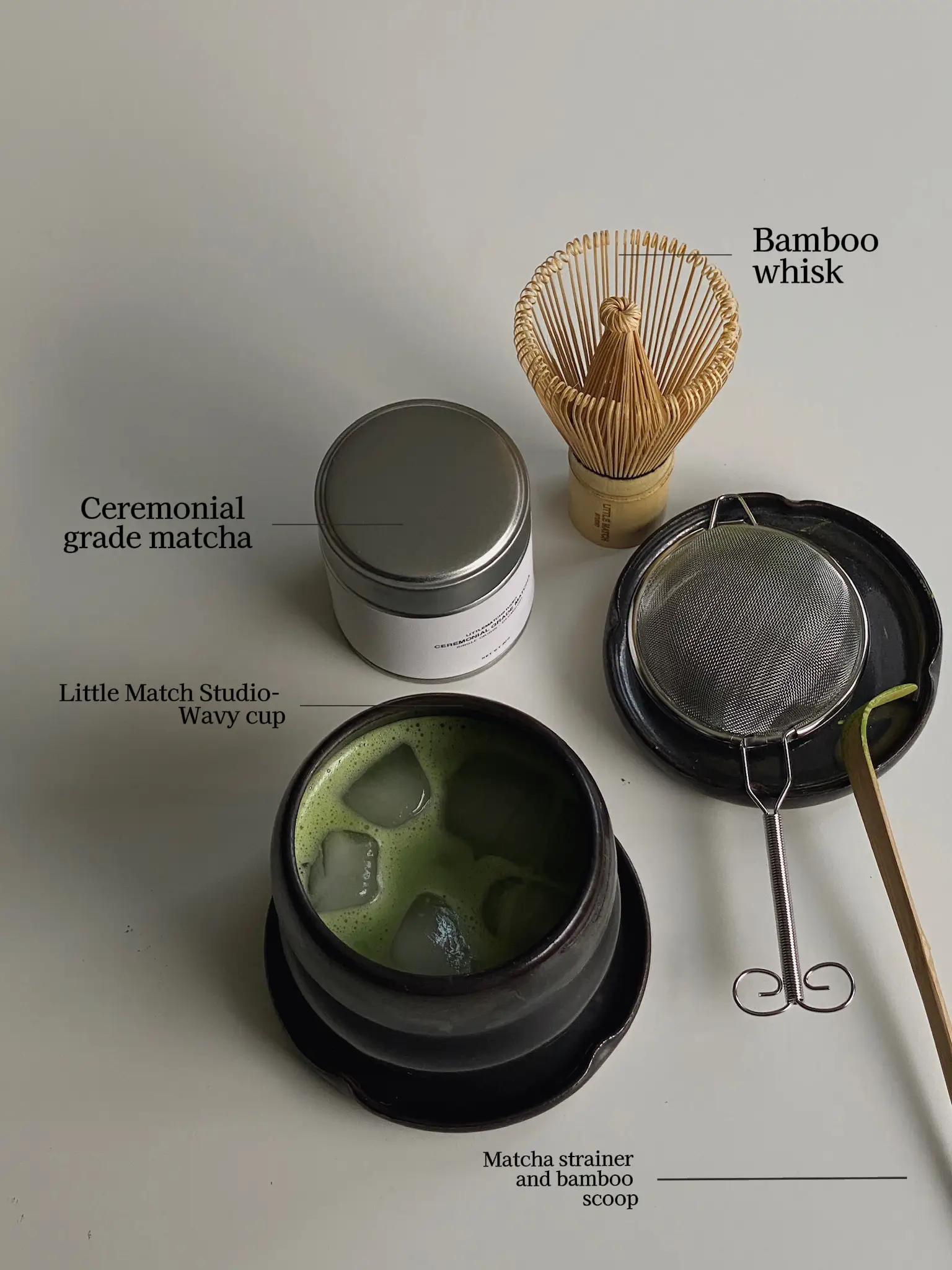 Tea Scoop & Strainer: Bamboo – Mighty Leaf Tea Canada