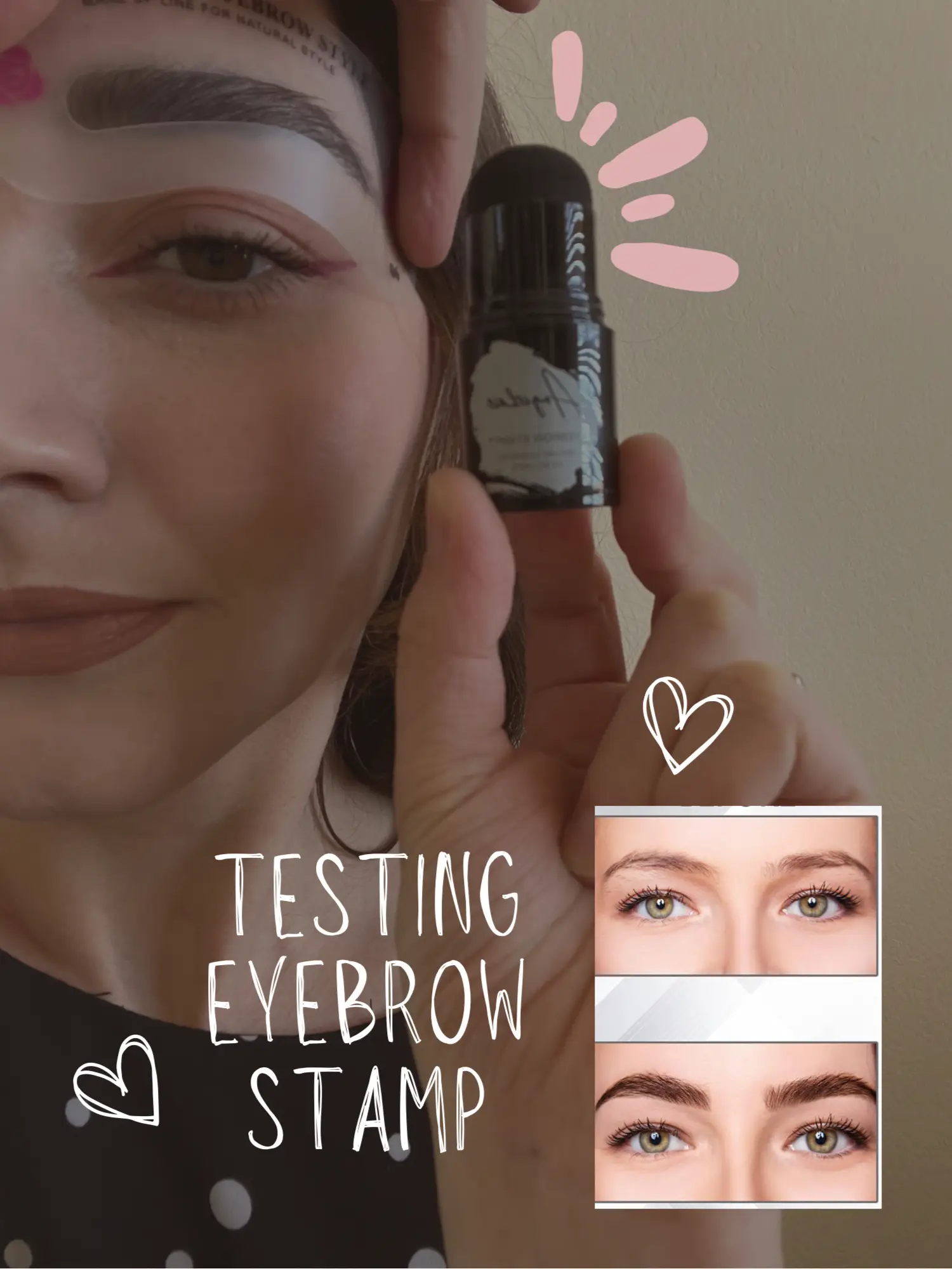 Amazon Finds 2 Testing eyebrow stamp