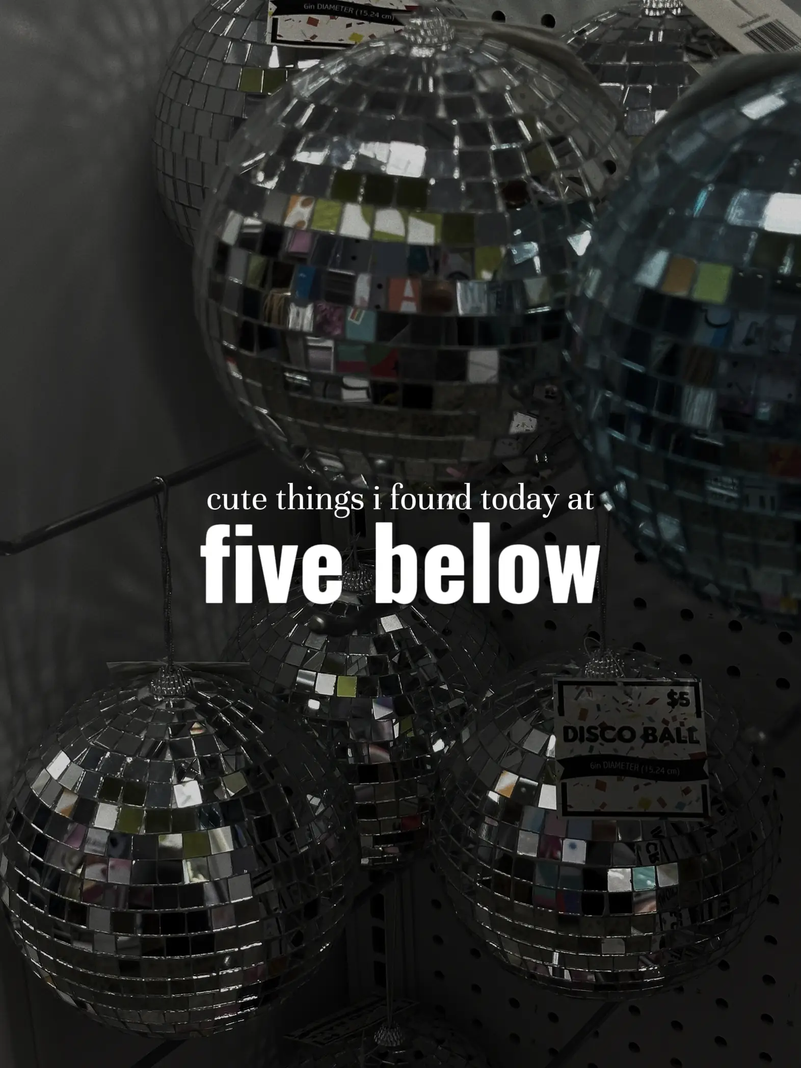 funky mirror disco ball 6in, Five Below