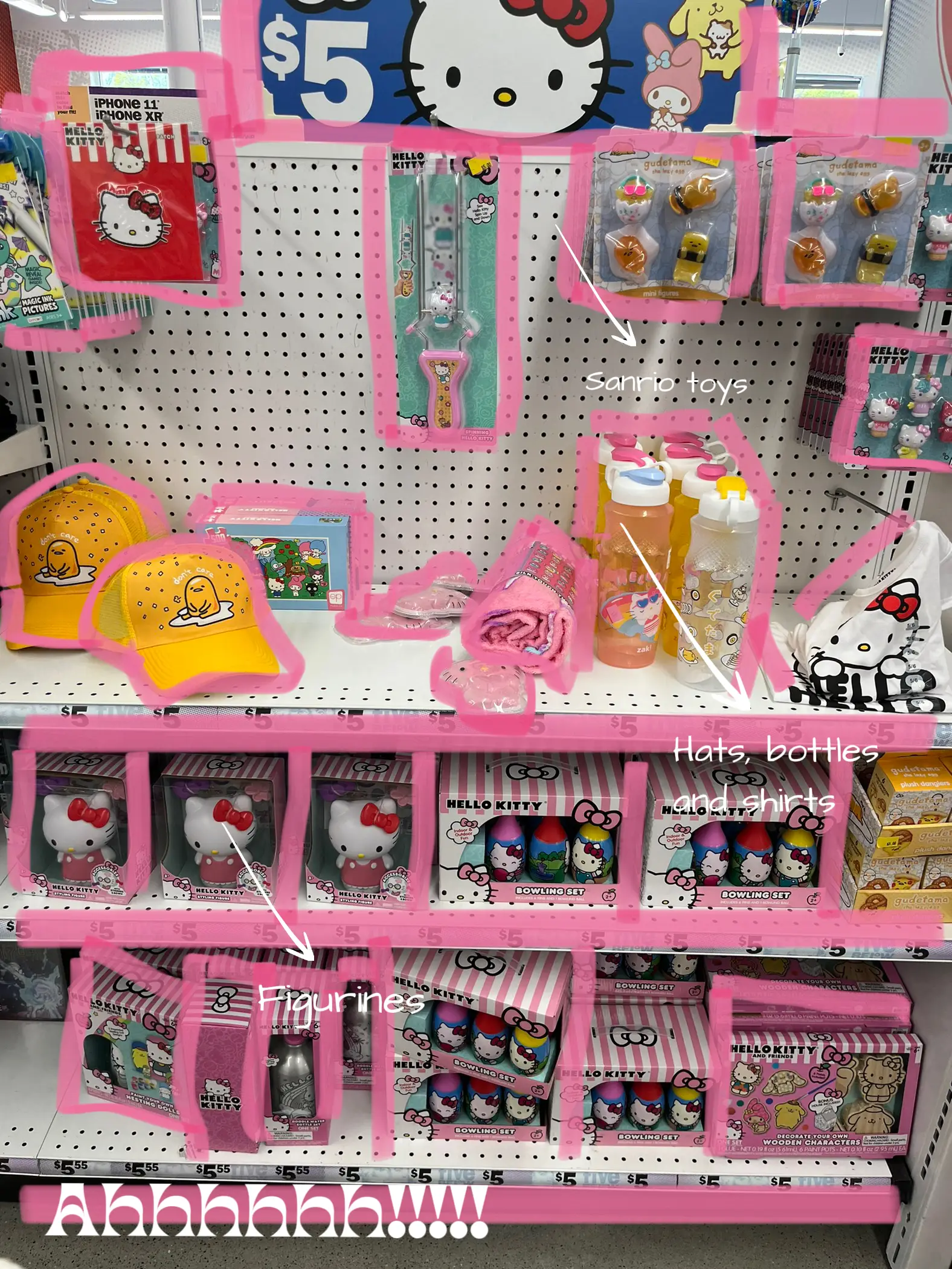 Hello Kitty merch From 5 below!!!!, Gallery posted by Kayden Soph✨✨