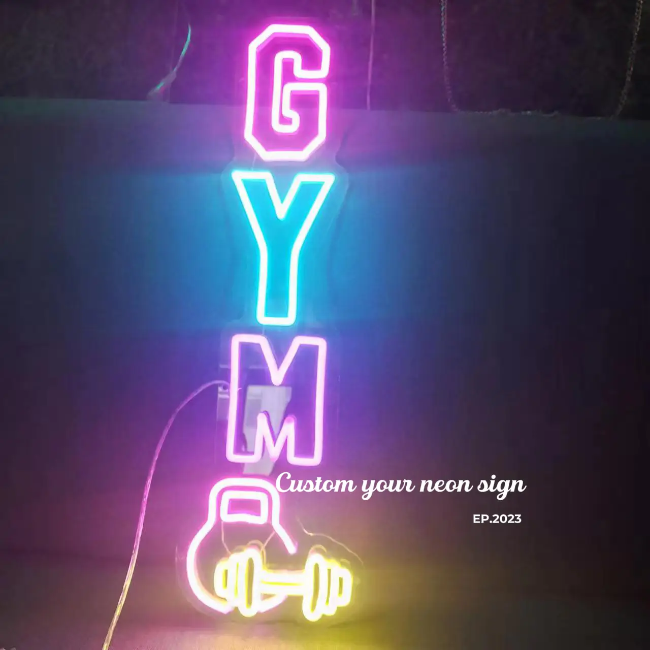 We made a custom neon sign from TikTok-famous brand Yellowpop