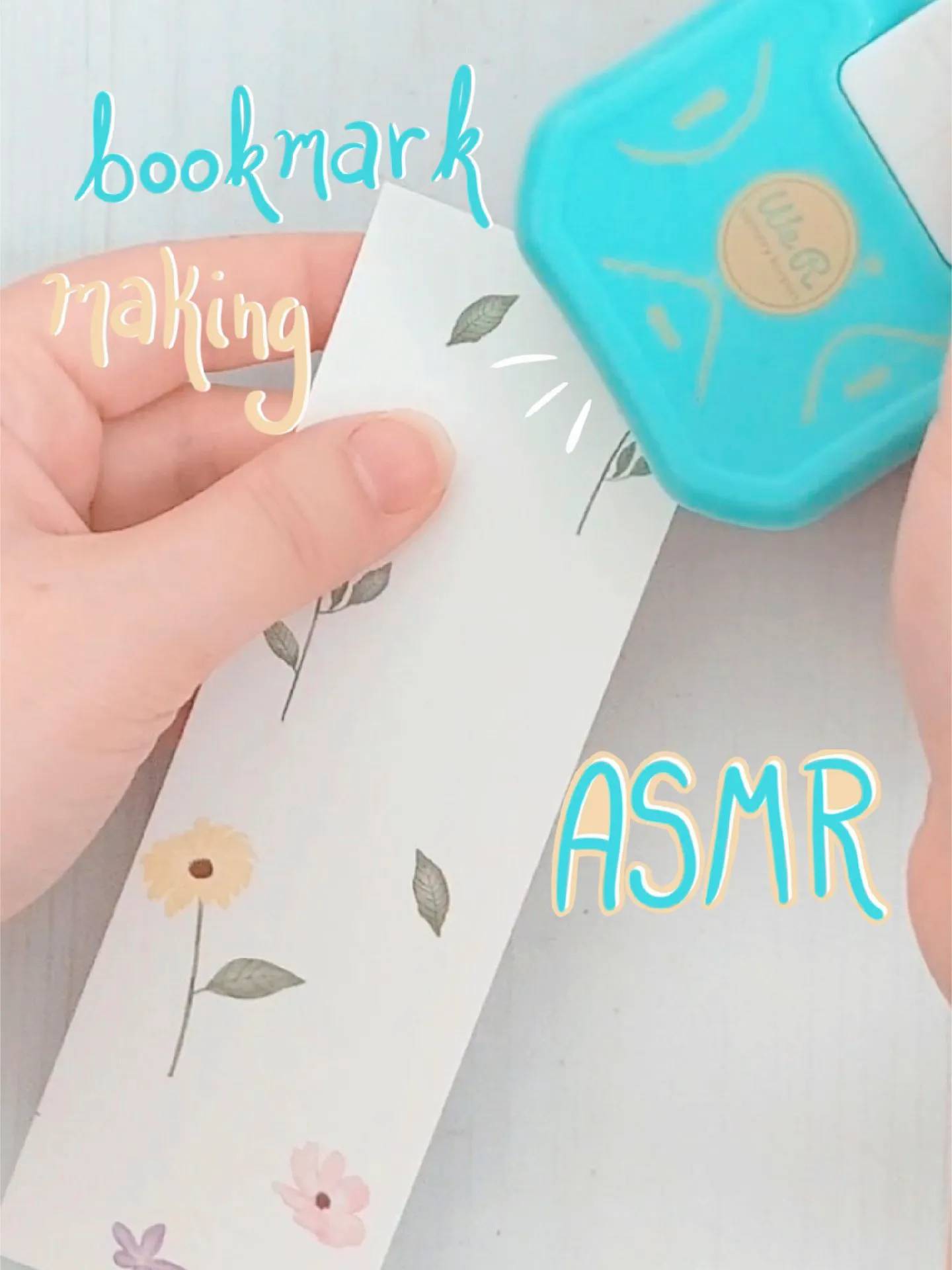 Some Bookmark-making ASMR For You!, Video published by storyknits