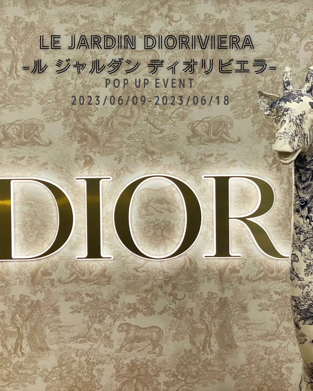 原宿】DIORの期間限定イベントに行ってきた♪ | hina|急に目覚めた