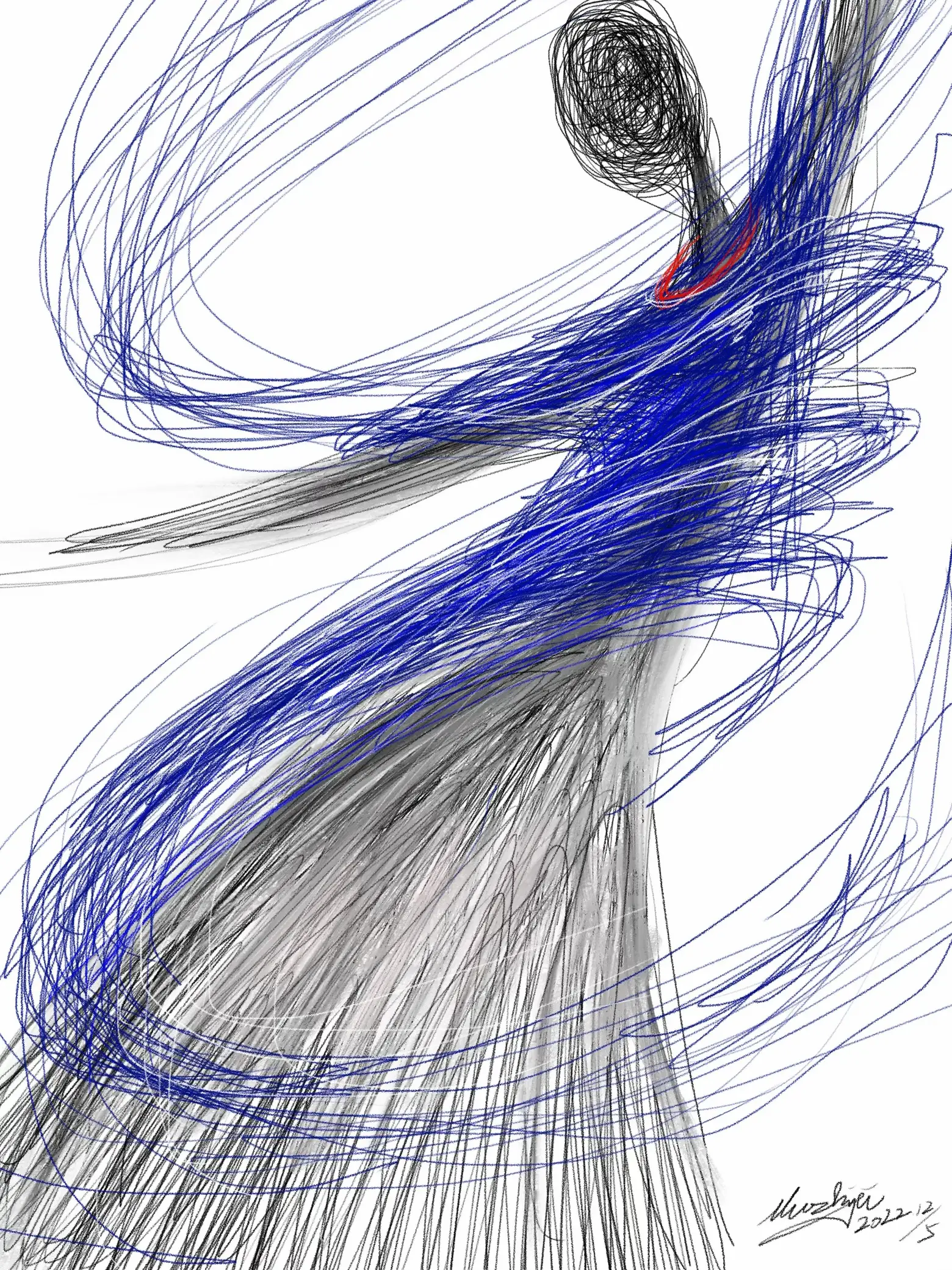 絵 絵画 鉛筆画 雲 風景画 空 デッサン プレゼント 継ぐ