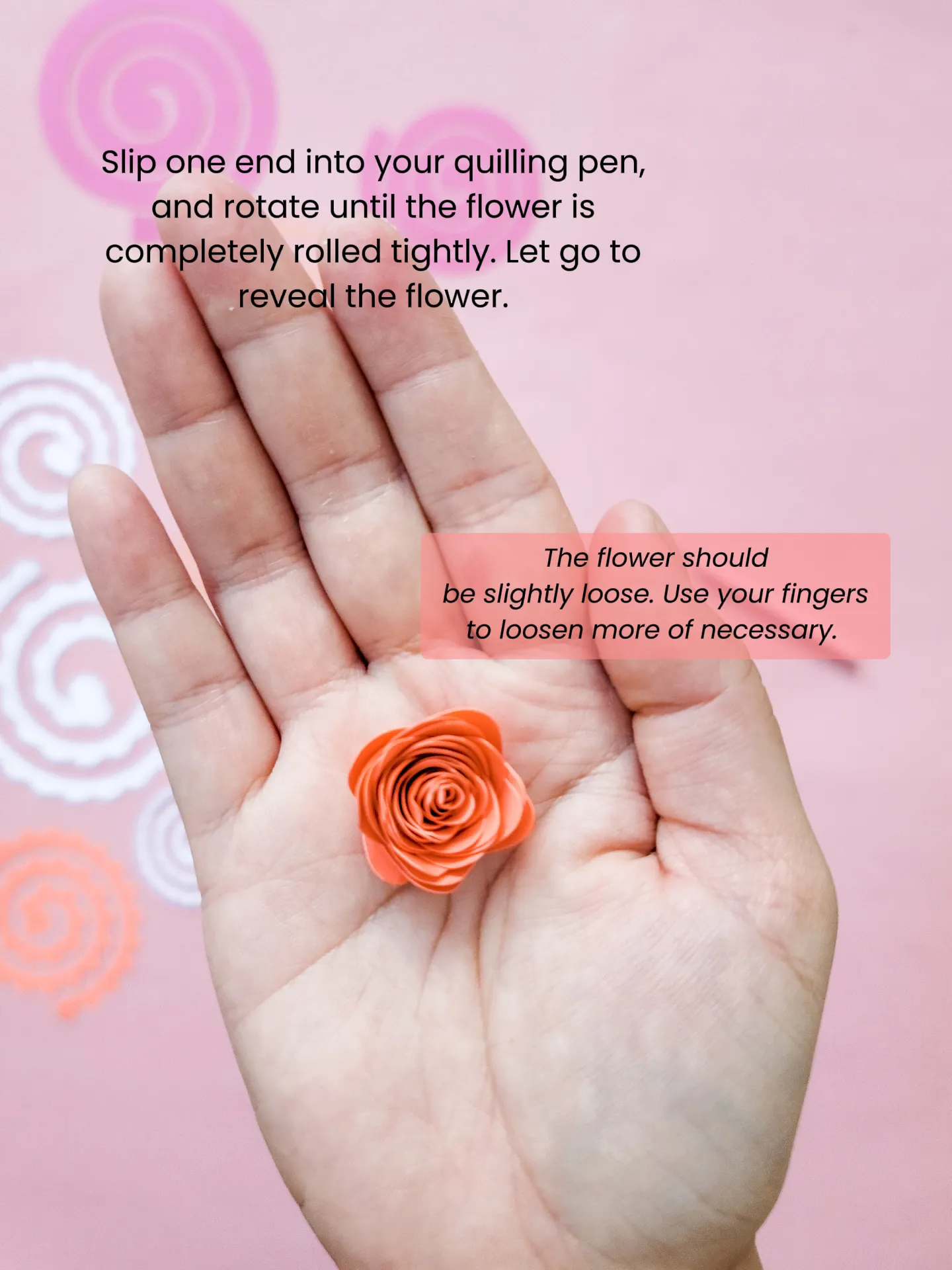 Quilling rose clearance ring