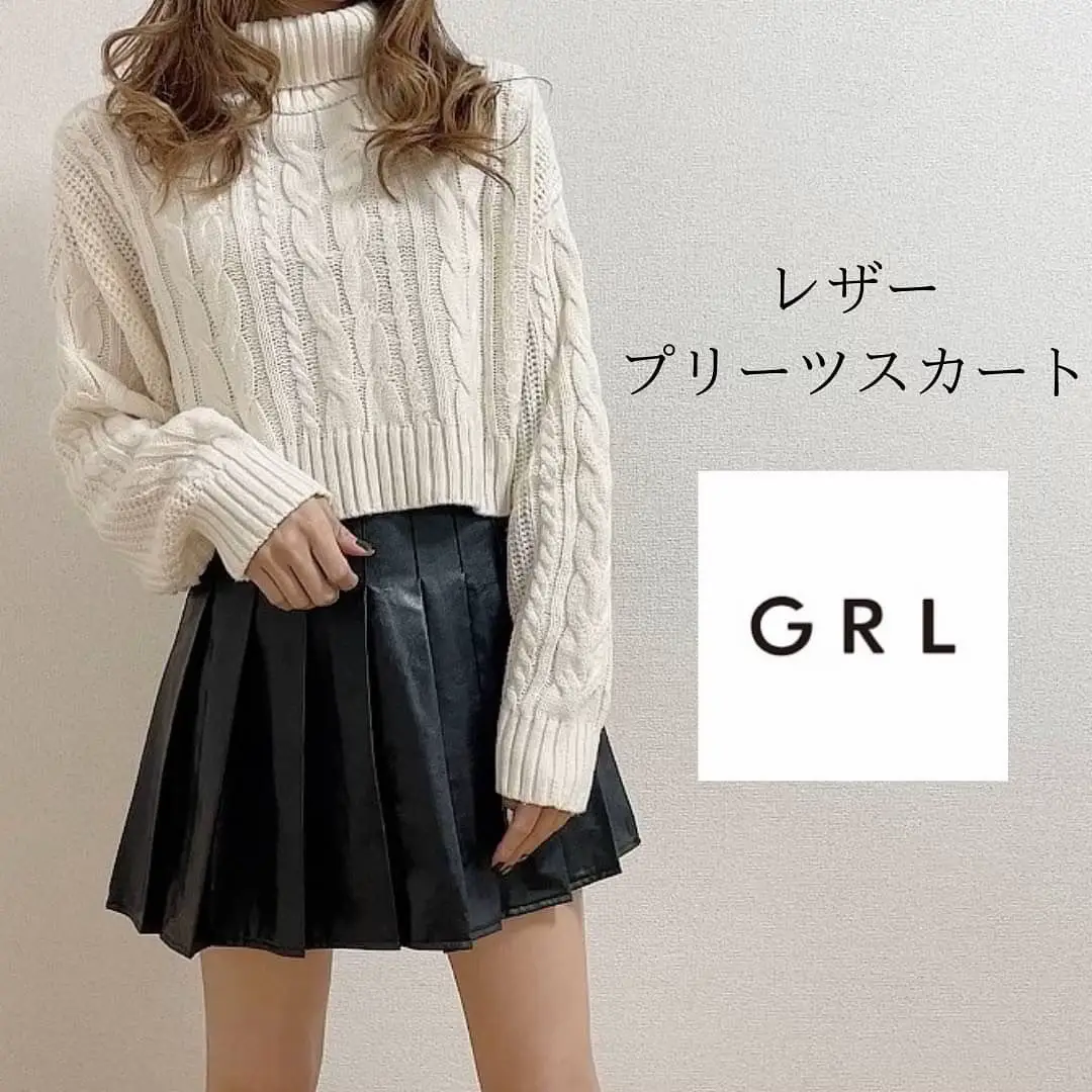 GRL♡レザープリーツスカート | airiが投稿したフォトブック