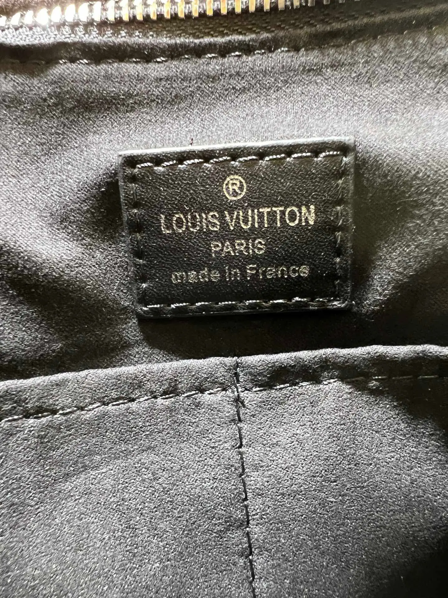 Lot - Louis Vuitton Mahina Noir Shoulder Bag with Dust Bag and