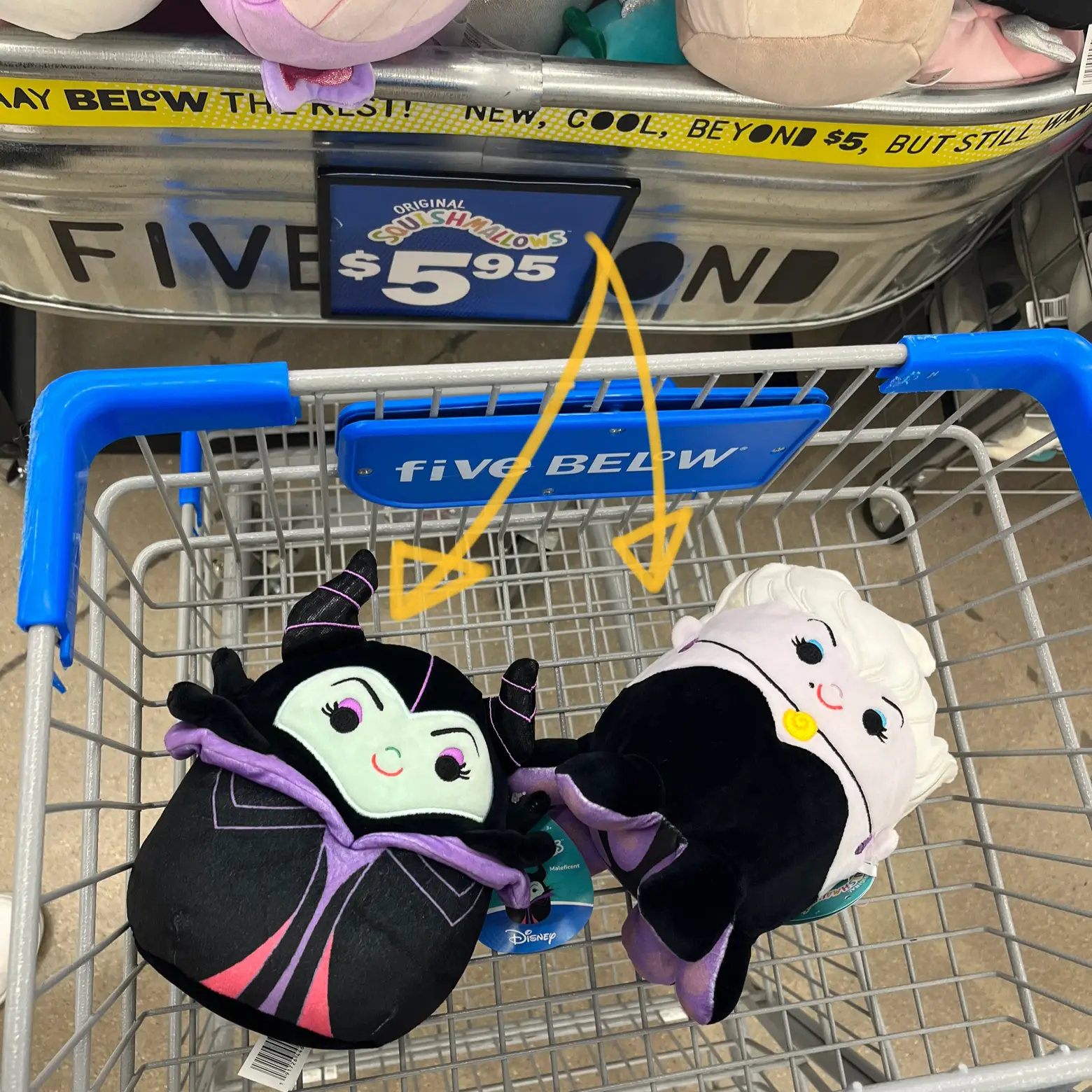 New Disney squishmallows in five below! 😍