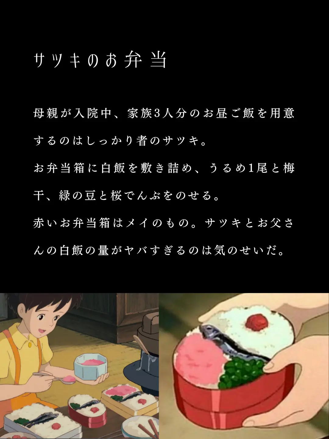 Satsuki's Bento from TOTORO! // Anime Eats 