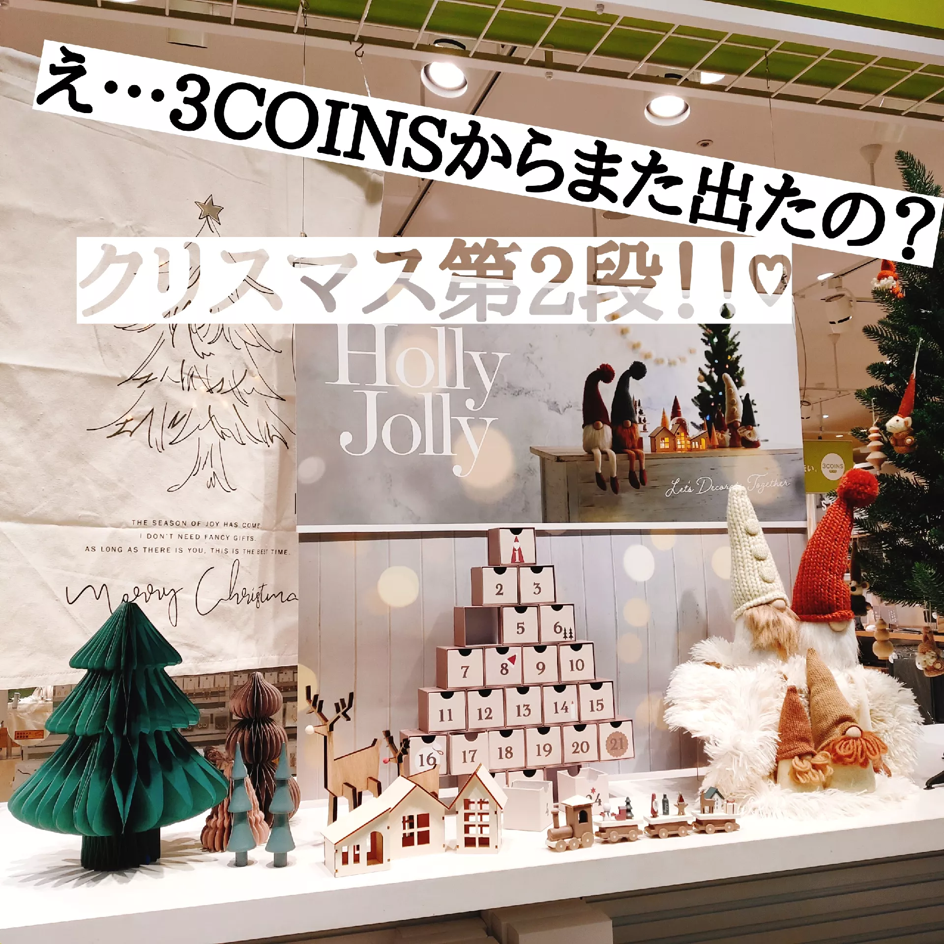 3COINSからクリスマス第2段出ました！！／／可愛すぎて悶絶…♡ | ayananamが投稿したフォトブック | Lemon8