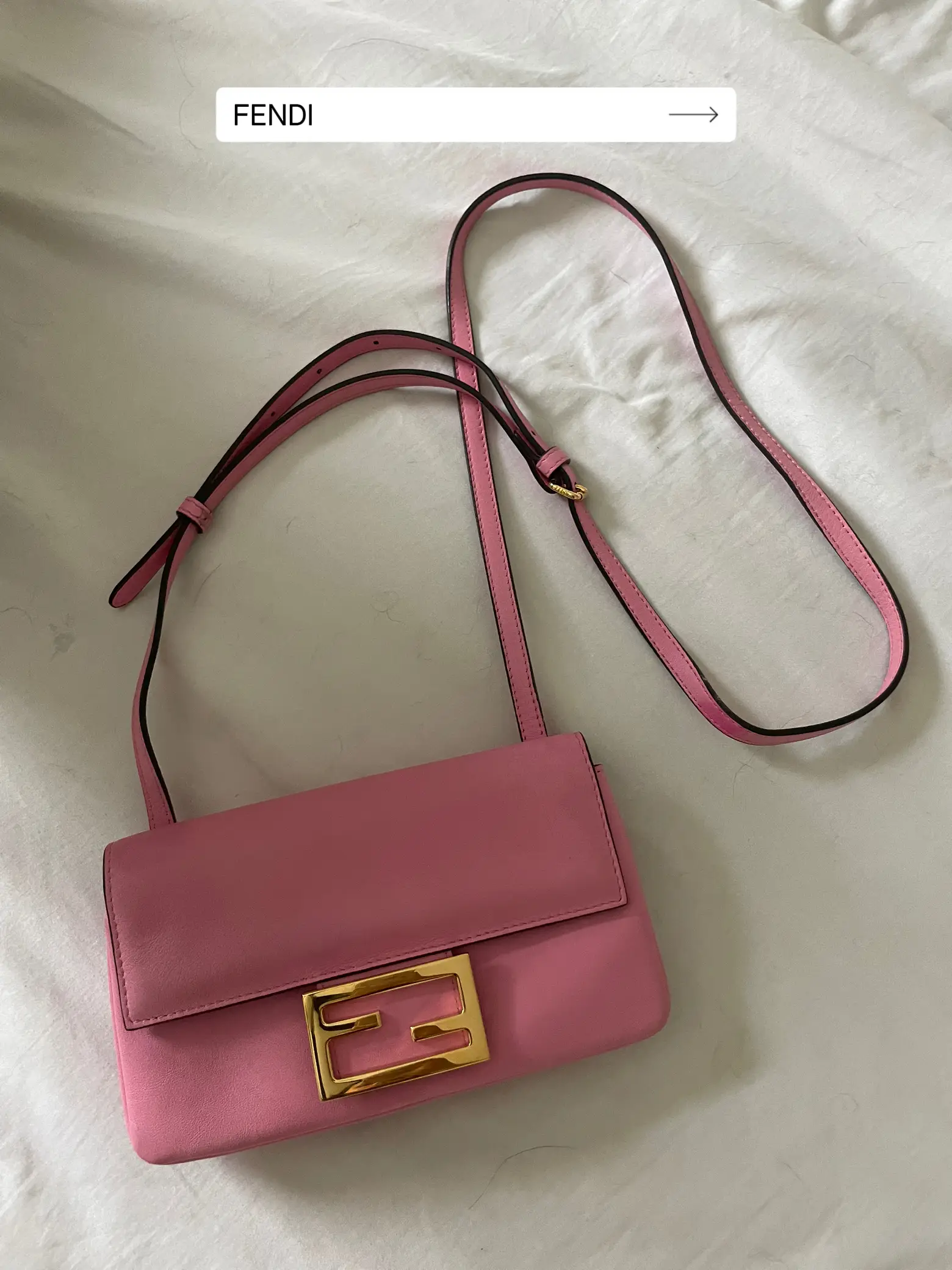 Pink fendi purse hot sale