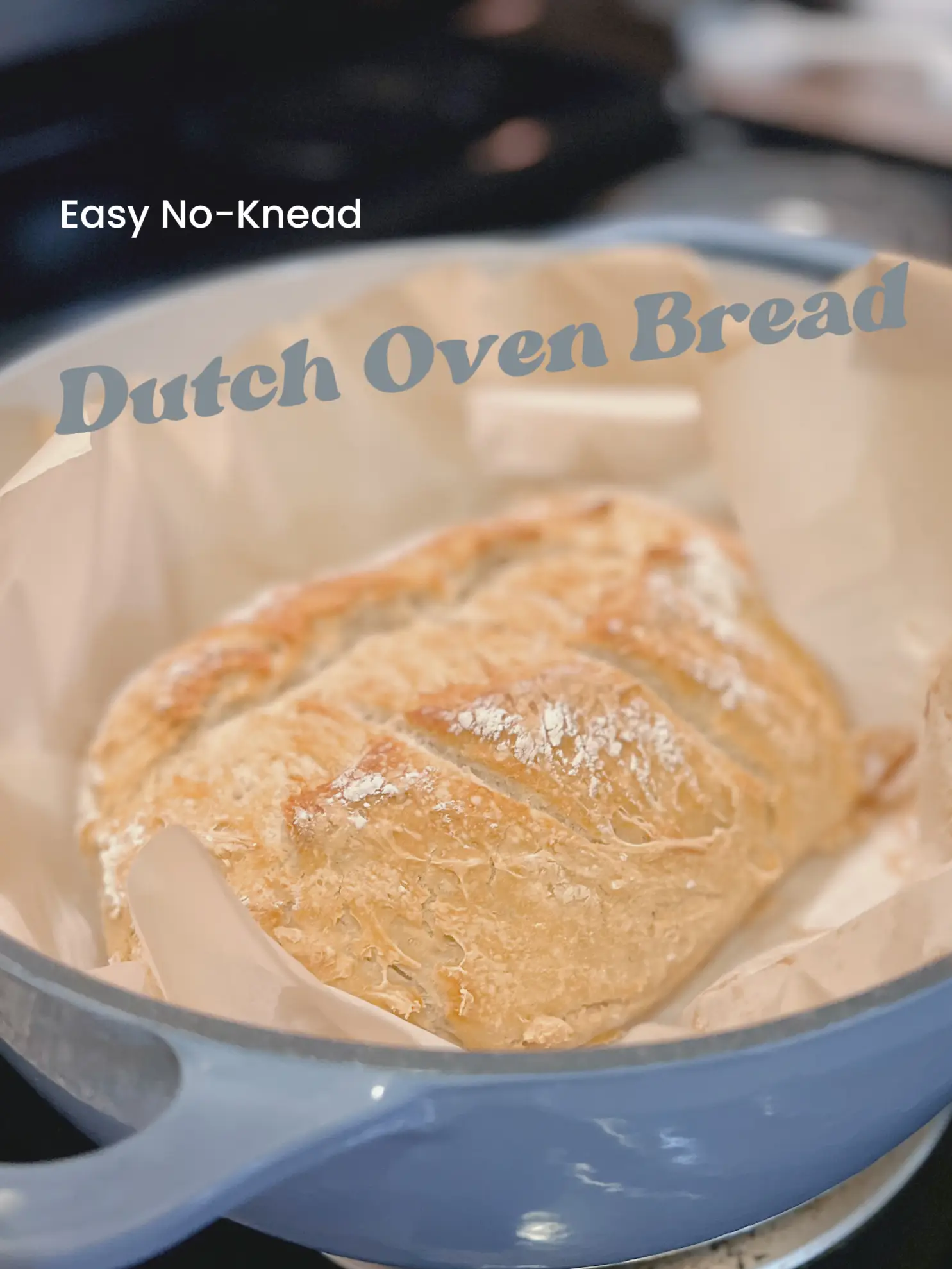 No knead dutch oven bread – Cooking With Emily