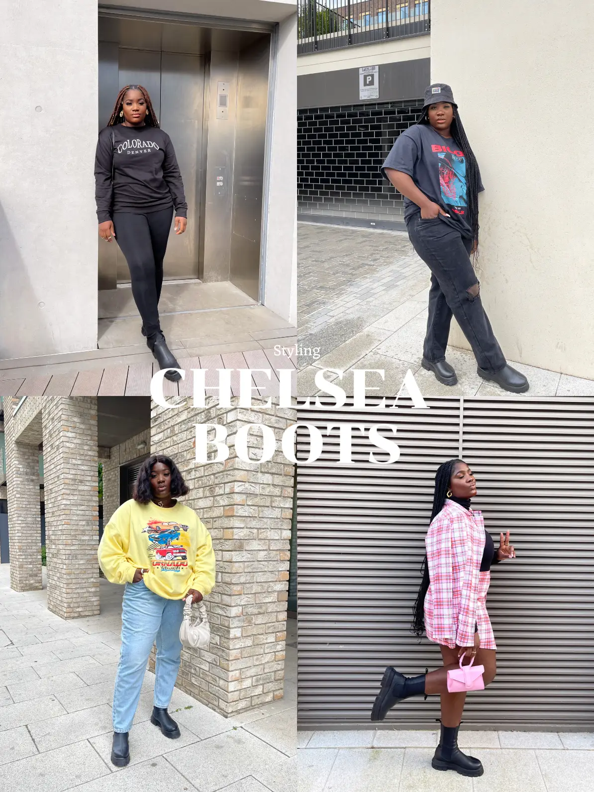 Leggings & Lug Sole Chelsea Boots: 5 Cute Winter Outfit Ideas