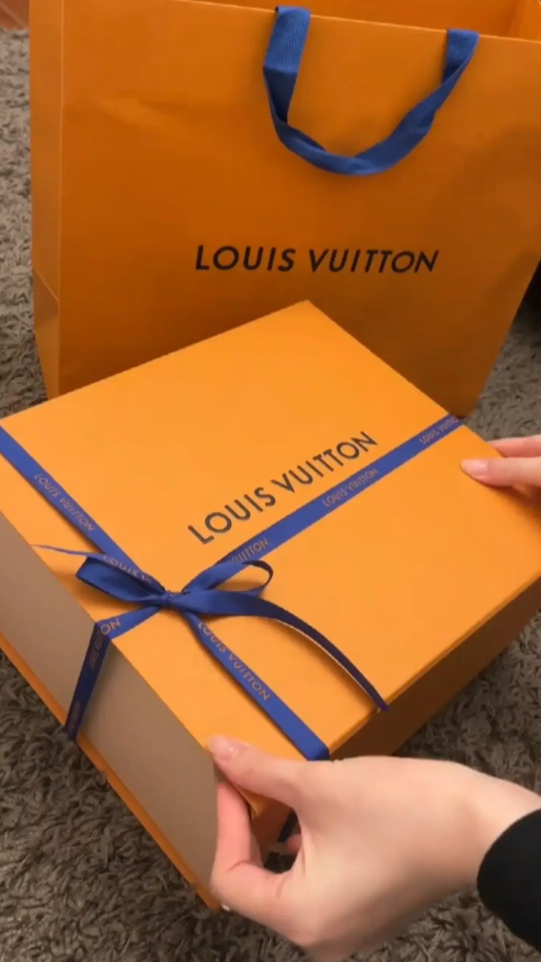 Louis Vuitton LV EMPTY Box & Paper Bag ( PAPER BAG/BOX ONLY NOTHING  INSIDE)