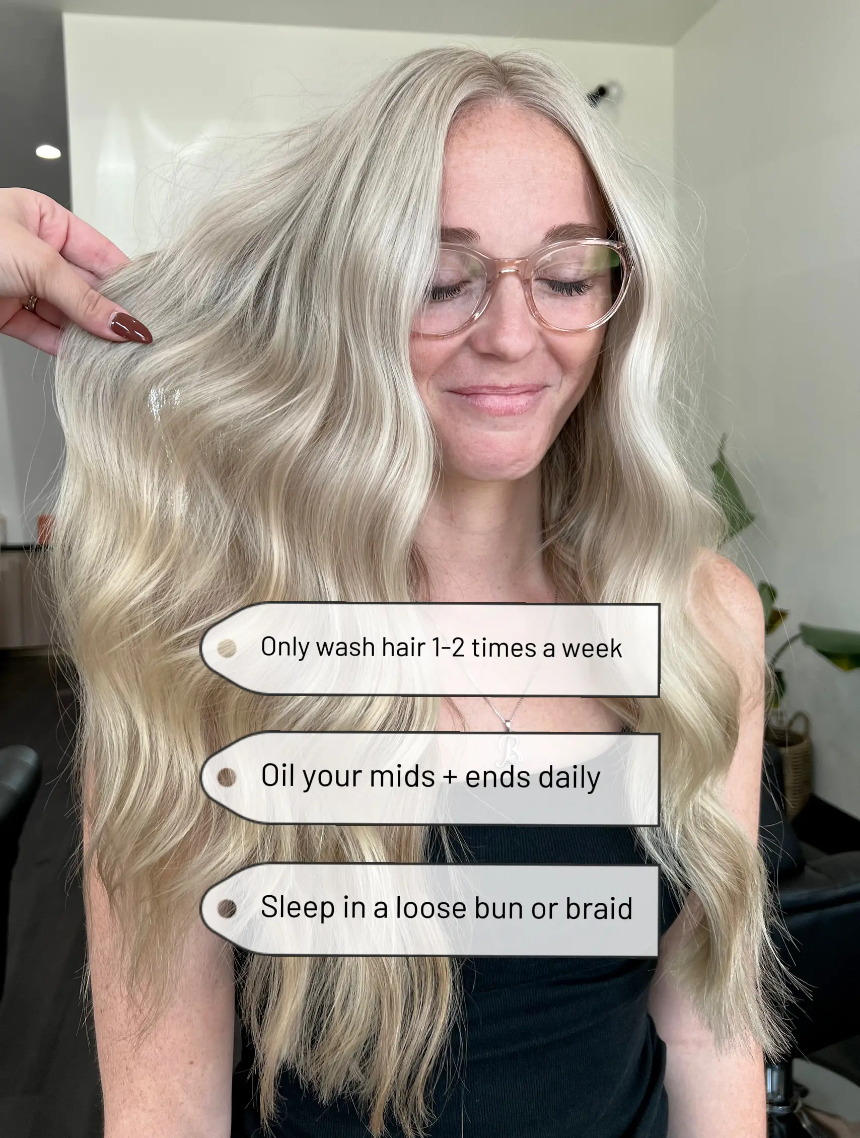 A HAIRSTYLISTS GUIDE TO HEALTHY HAIR Gallery posted by havenemerson Lemon8