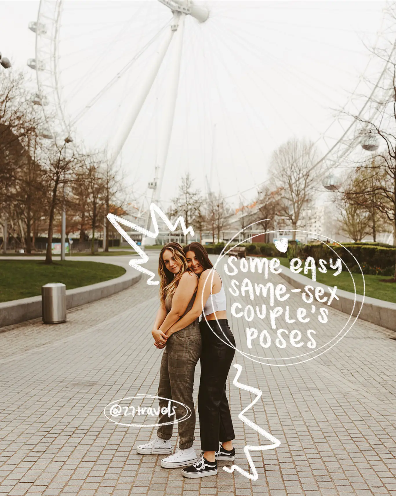 Same-sex couple poses 🫶🏻🥰✨ | Gallery posted by Gabi + Shanna | Lemon8