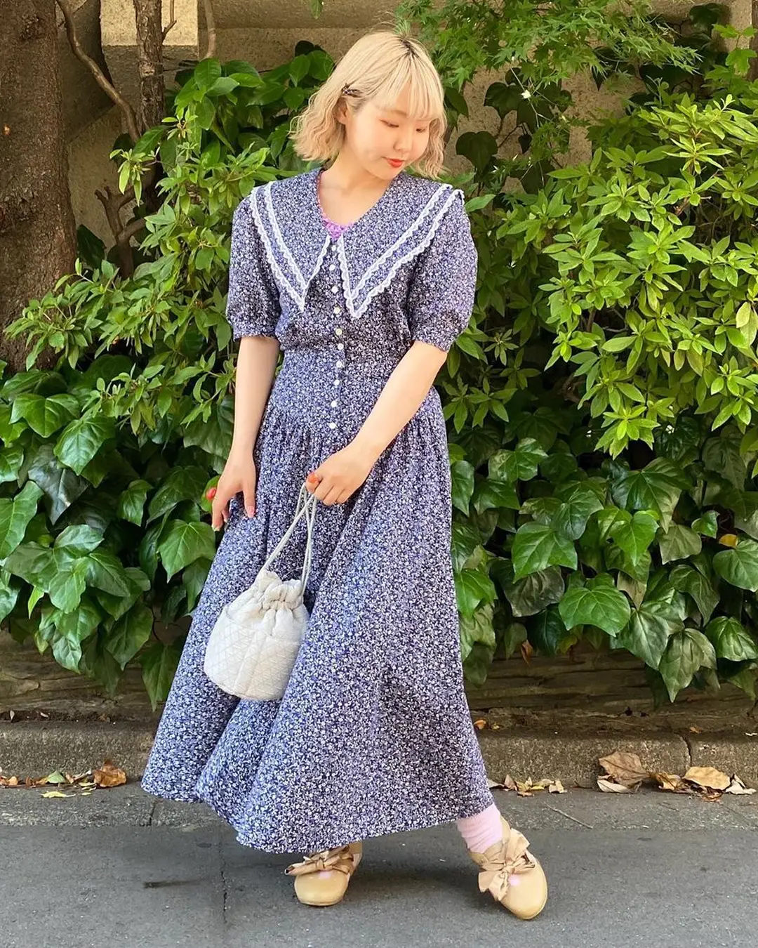 ❤️New❤️37 vintage ヴィンテージ レトロ 柄 シャツワンピース