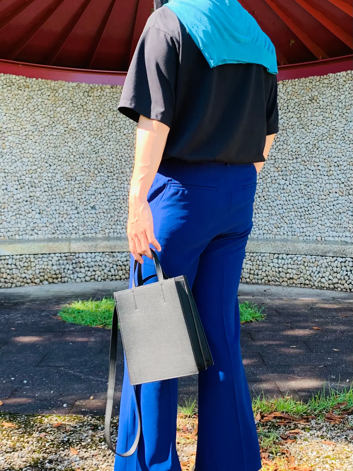 UNIQLO】drape flare pants -2way styling