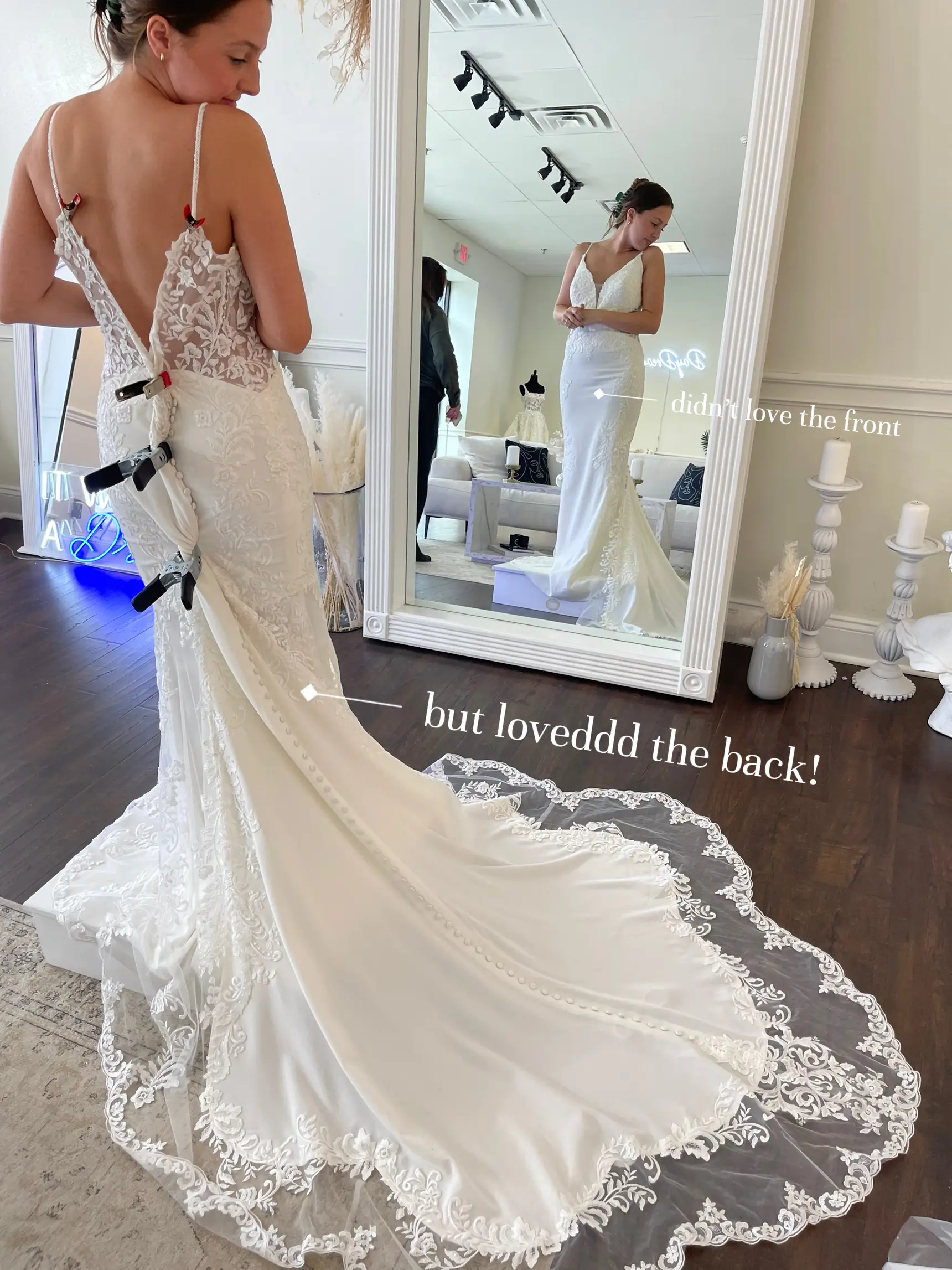 T back 2024 wedding dress