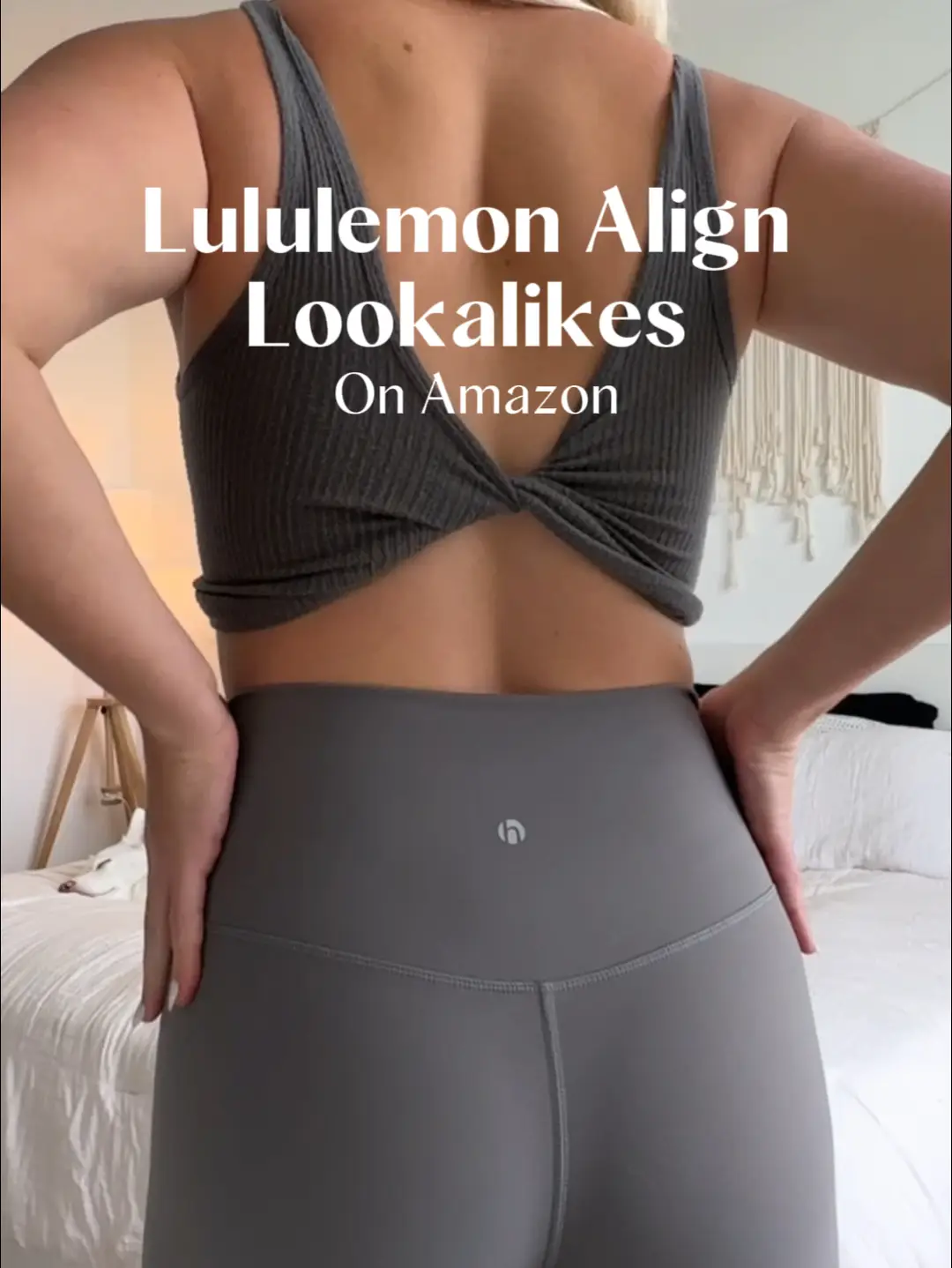 Lululemon Flow Y Sports Bra dupe from  #lululemondupes #luludupe