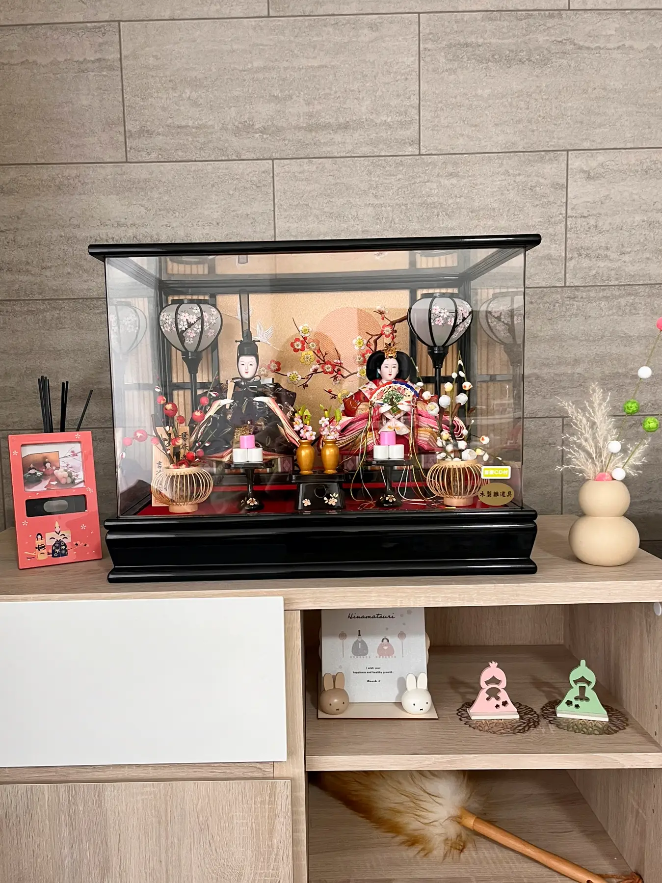 お雛様飾り手編み世界にひとつだけの作品です