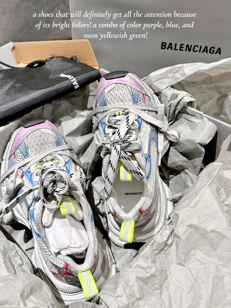 Balenciaga hot sale colourful shoes