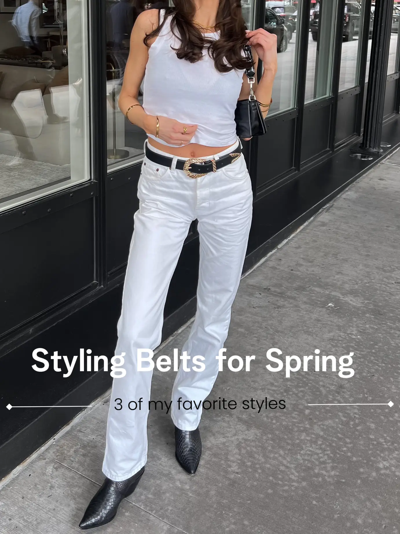 The Best Outfits With Belts for Spring