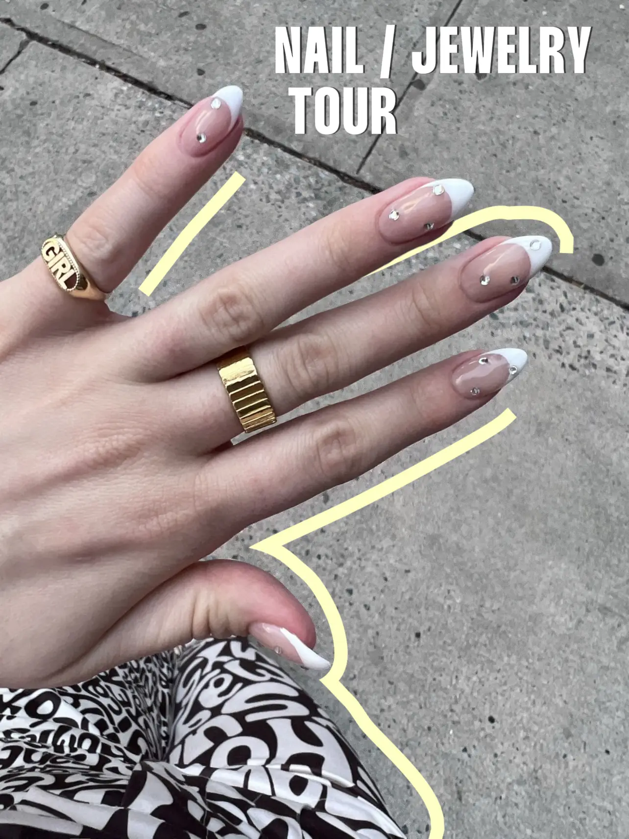 Nail it with Gold Nails Jewelry