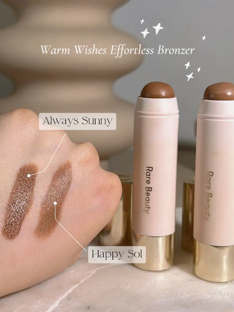  Rare Beauty by Selena Gomez Warm Wishes Effortless Bronzer  Sticks Happy Sol : Beauty & Personal Care